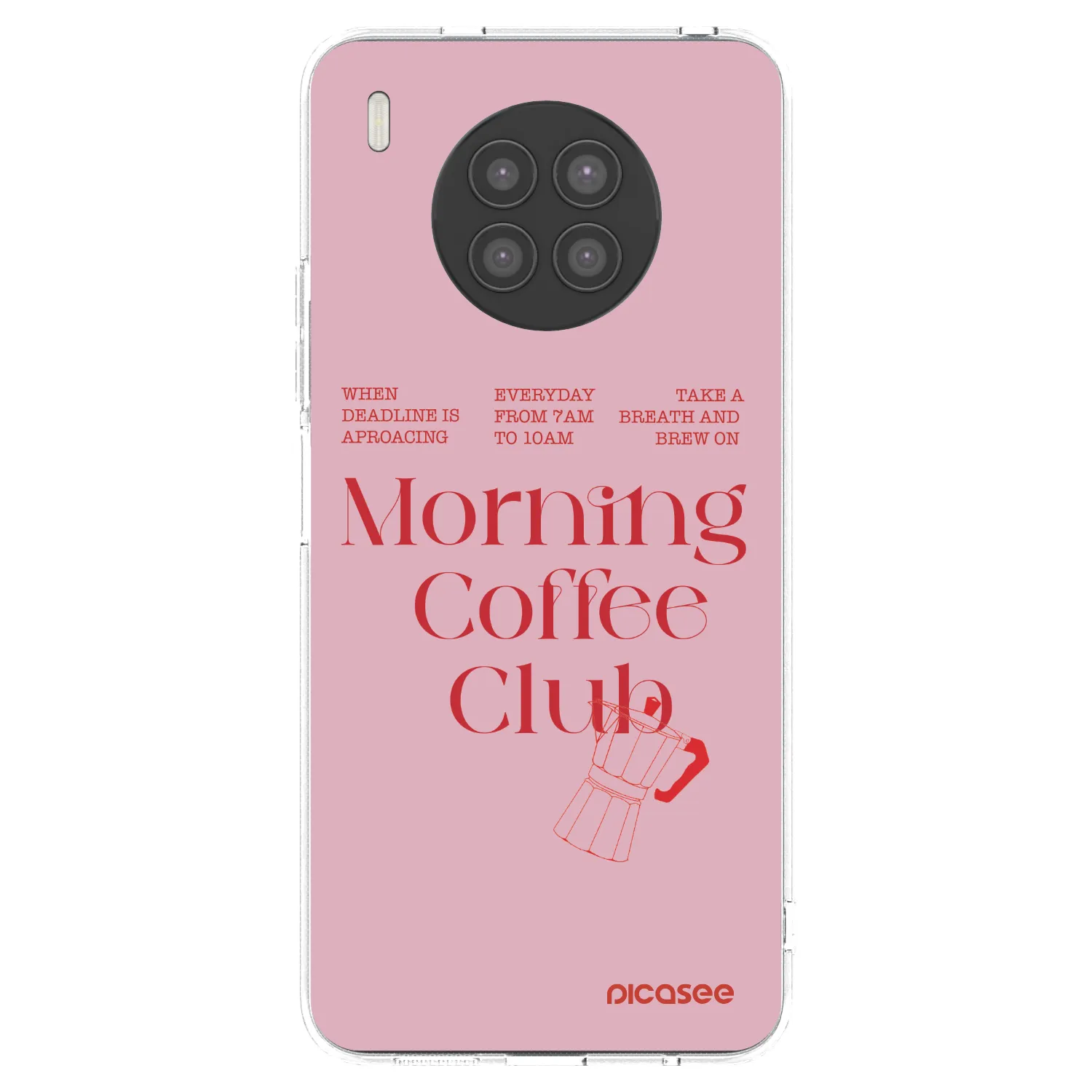 Picasee silikonski prozorni ovitek za Huawei Nova 8i - Morning