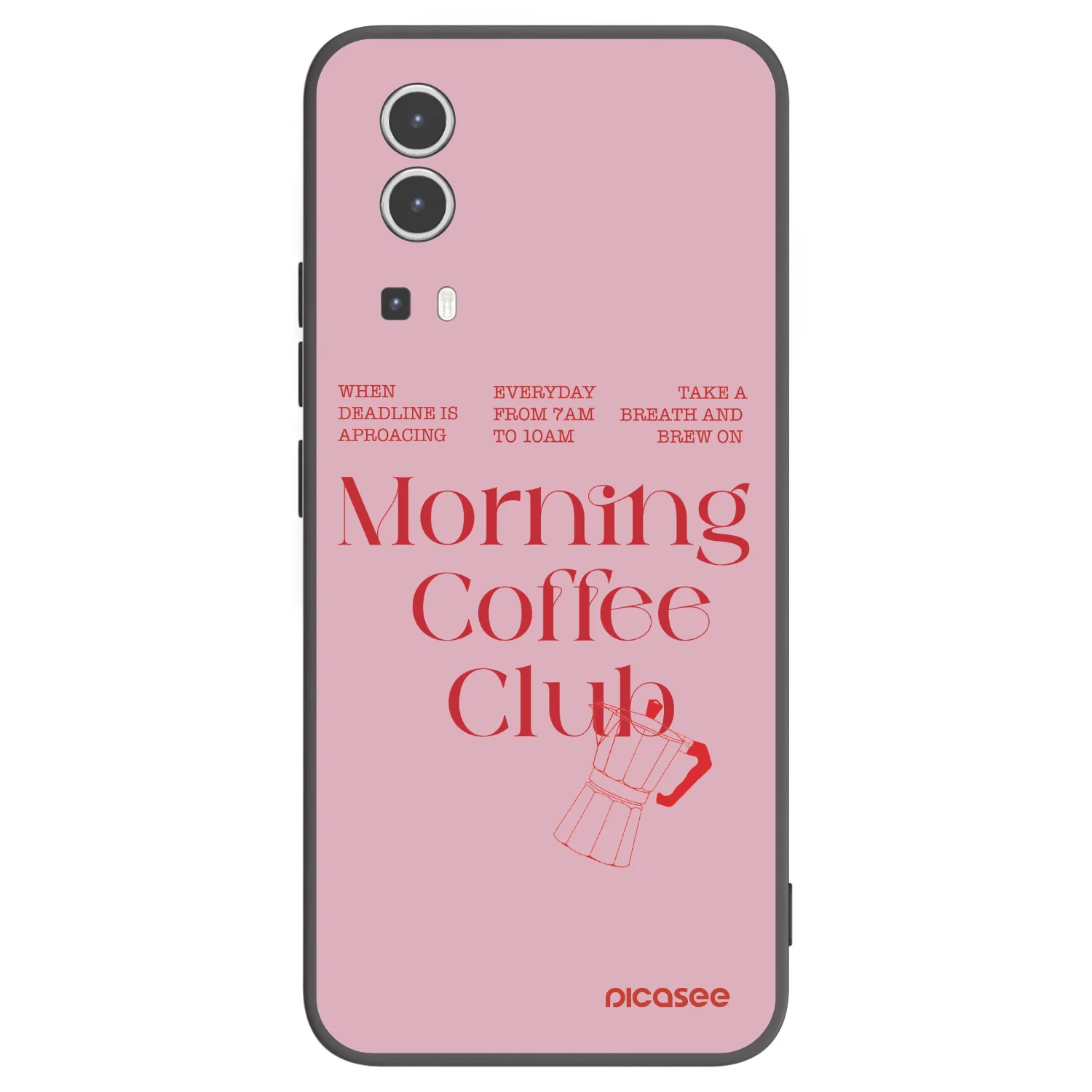 Picasee silikonski črni ovitek za Vivo Y72 5G - Morning