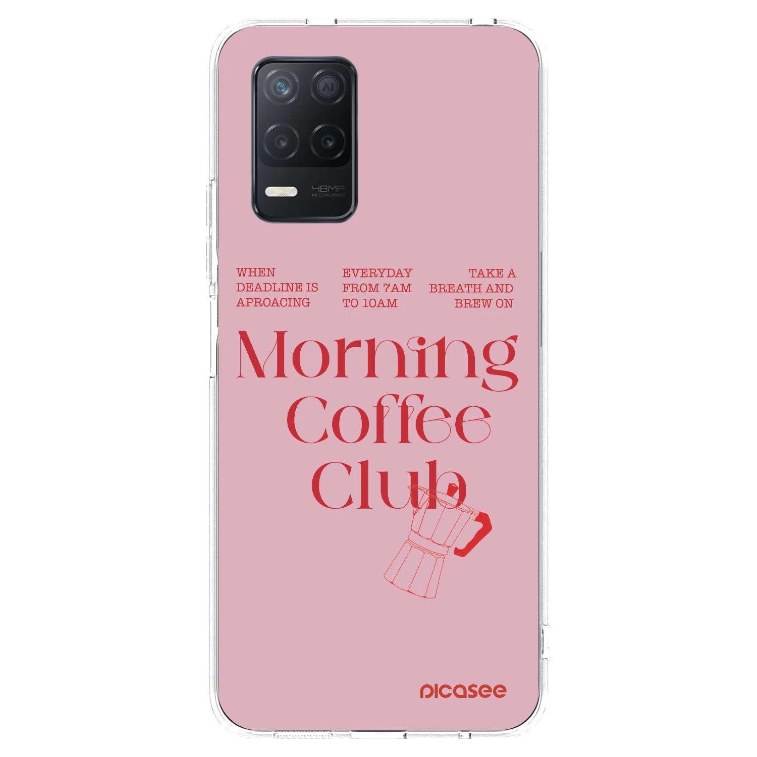 Picasee silikonski prozorni ovitek za Realme 8 5G - Morning