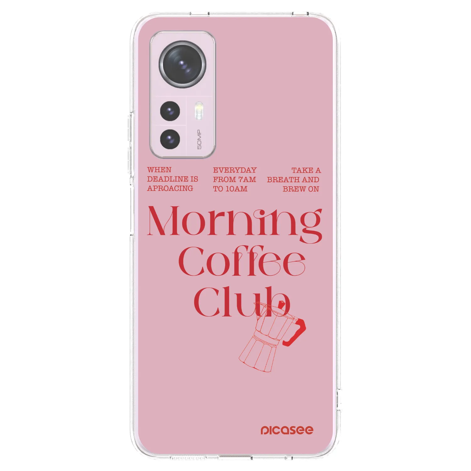 Picasee silikonski prozorni ovitek za Xiaomi 12 - Morning