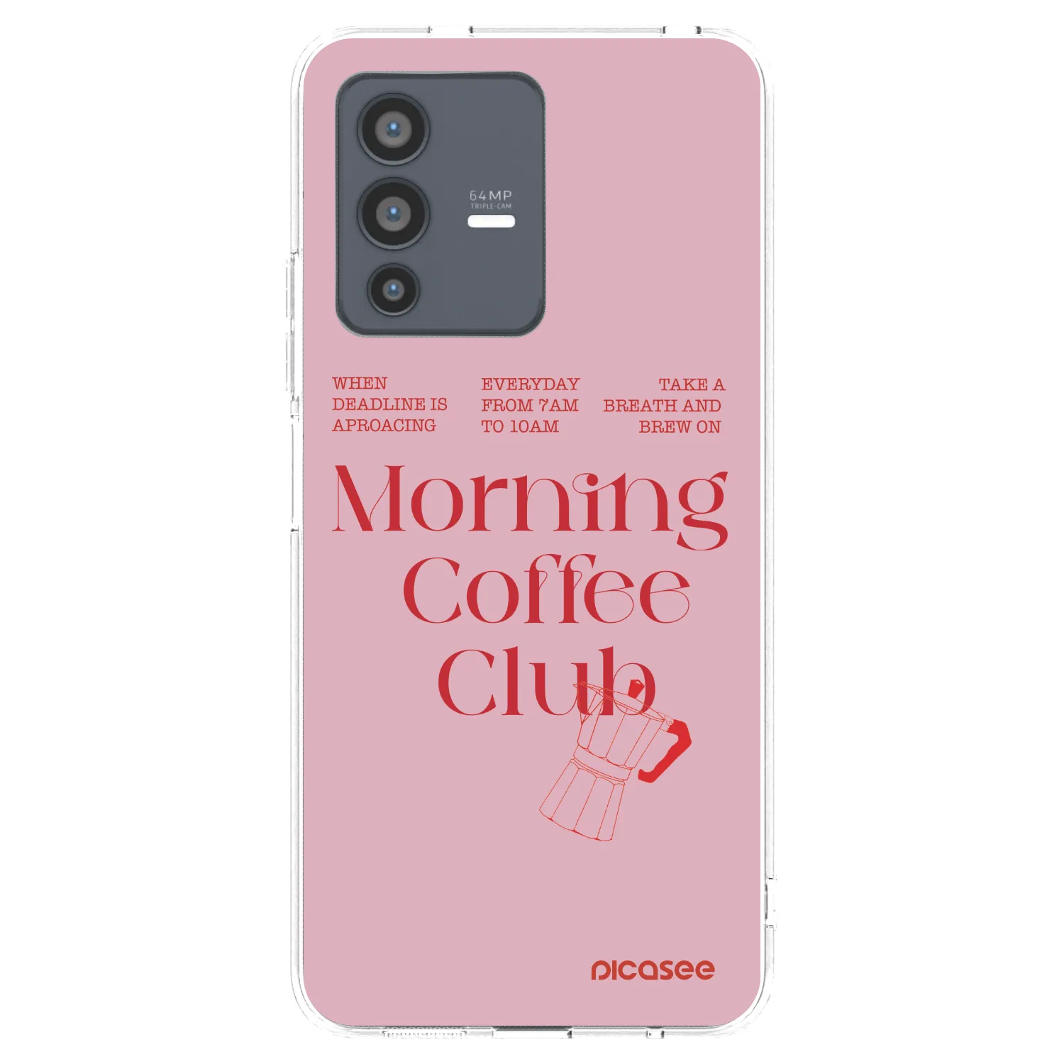 Picasee silikonski prozorni ovitek za Vivo V23 5G - Morning