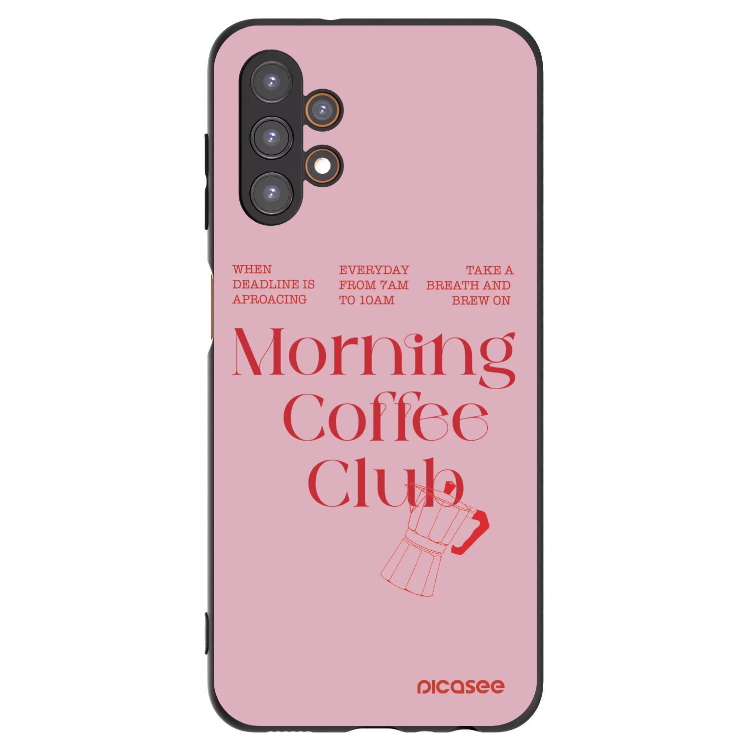 Picasee silikonski črni ovitek za Samsung Galaxy A13 4G A135 - Morning