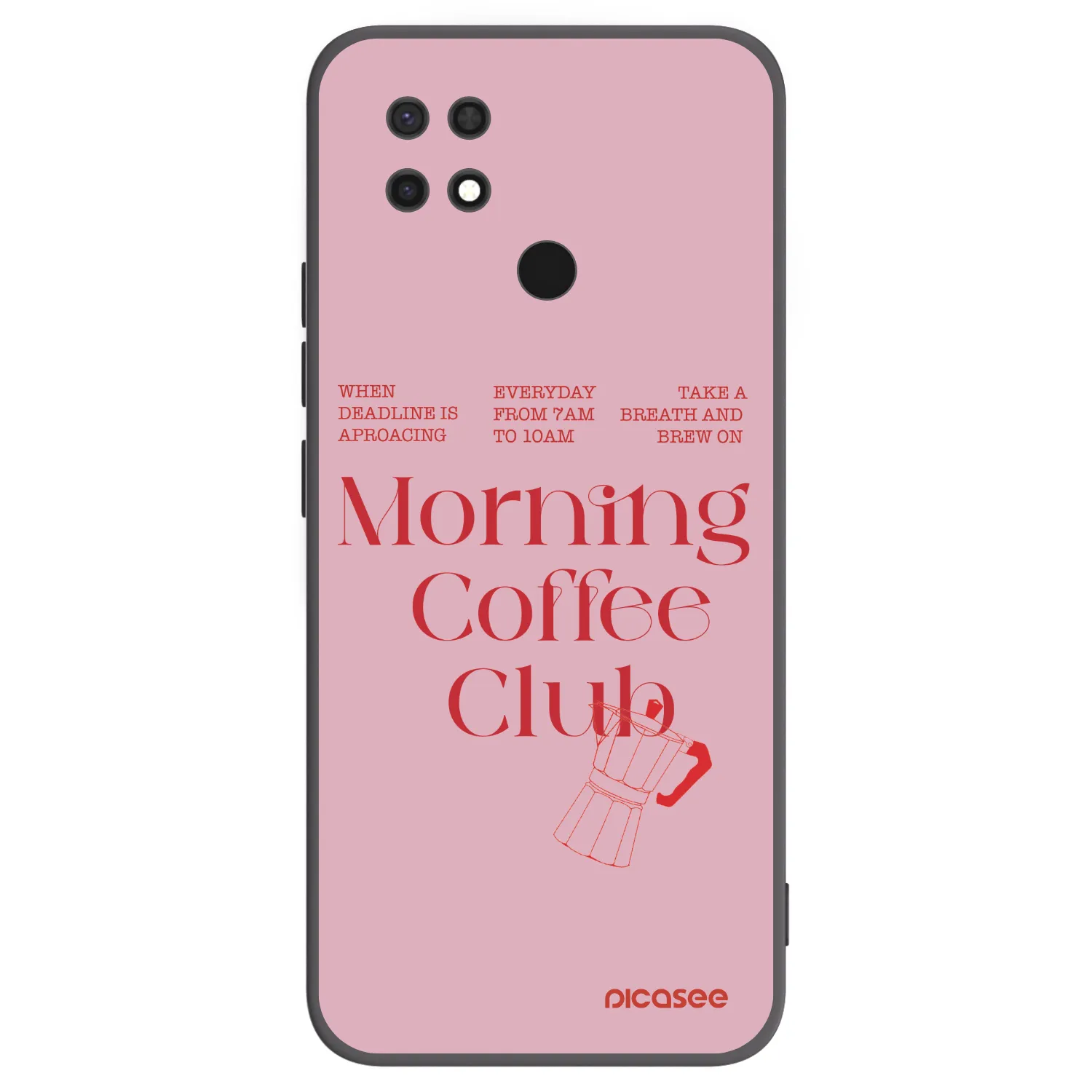 Picasee silikonski črni ovitek za Xiaomi Redmi 10C - Morning