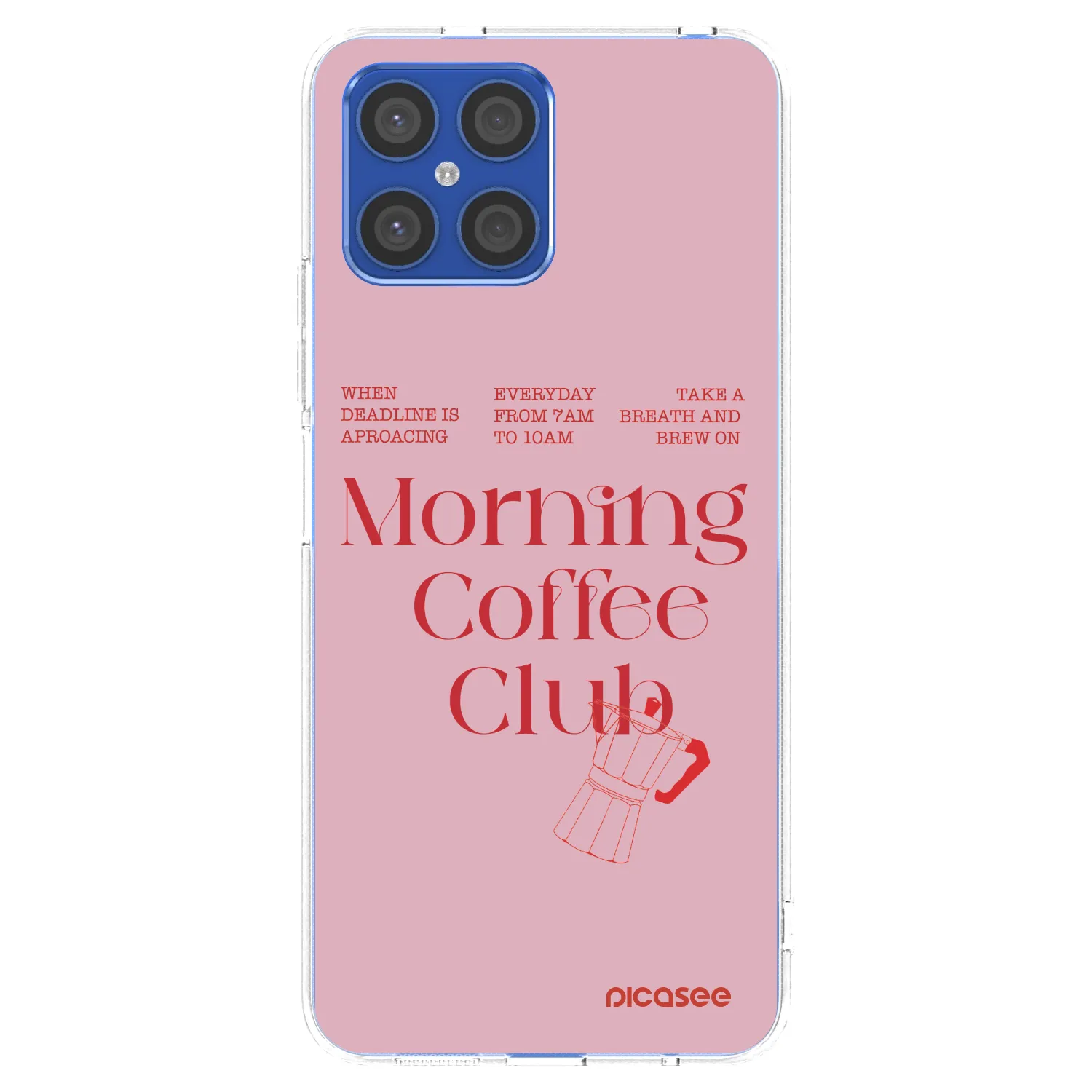 Picasee silikonski prozorni ovitek za Honor X8 4G - Morning