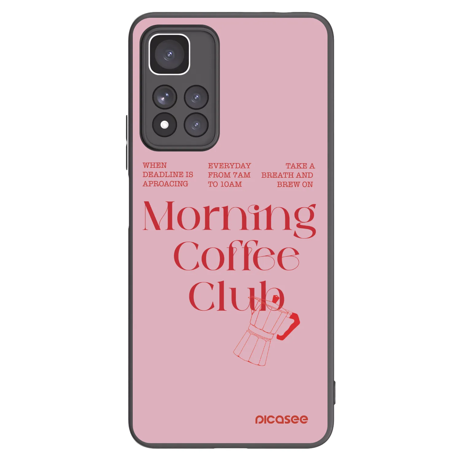 Picasee silikonski črni ovitek za Xiaomi Redmi Note 11 Pro+ 5G - Morning