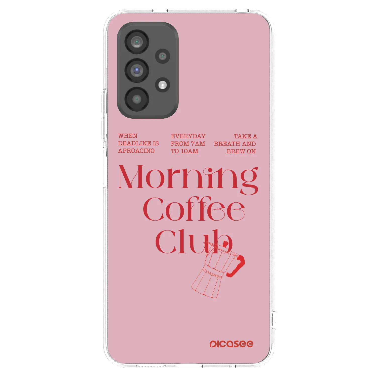 Picasee silikonski prozorni ovitek za Samsung Galaxy A73 5G - Morning
