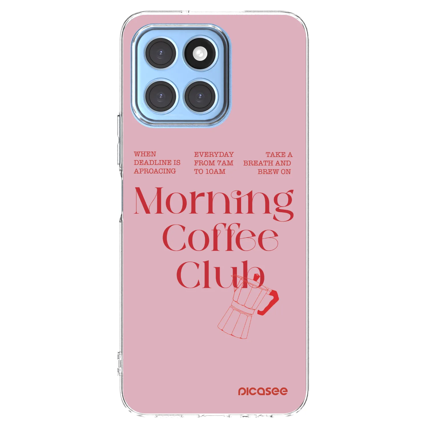 Picasee silikonski prozorni ovitek za Honor X8 5G - Morning