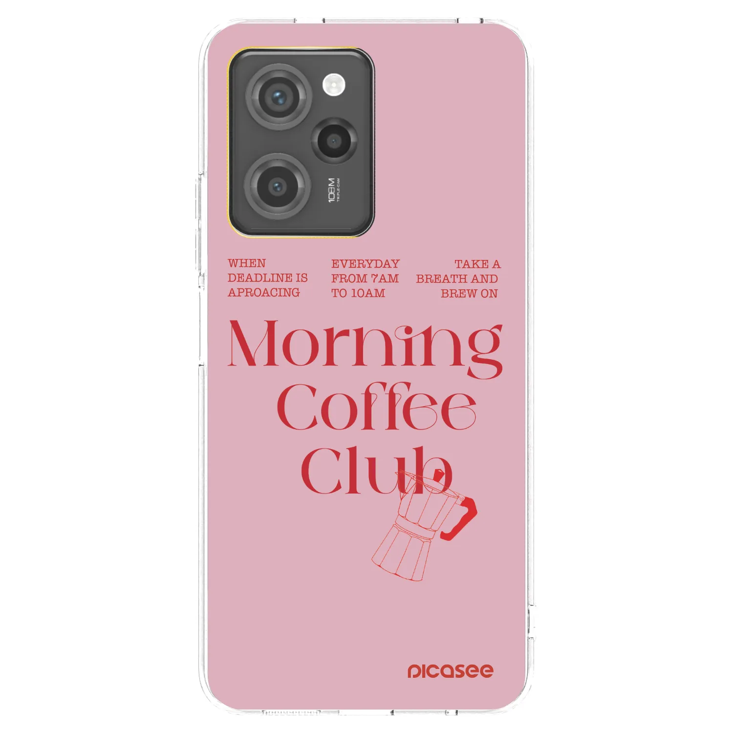 Picasee silikonski prozorni ovitek za Xiaomi Poco X5 Pro - Morning