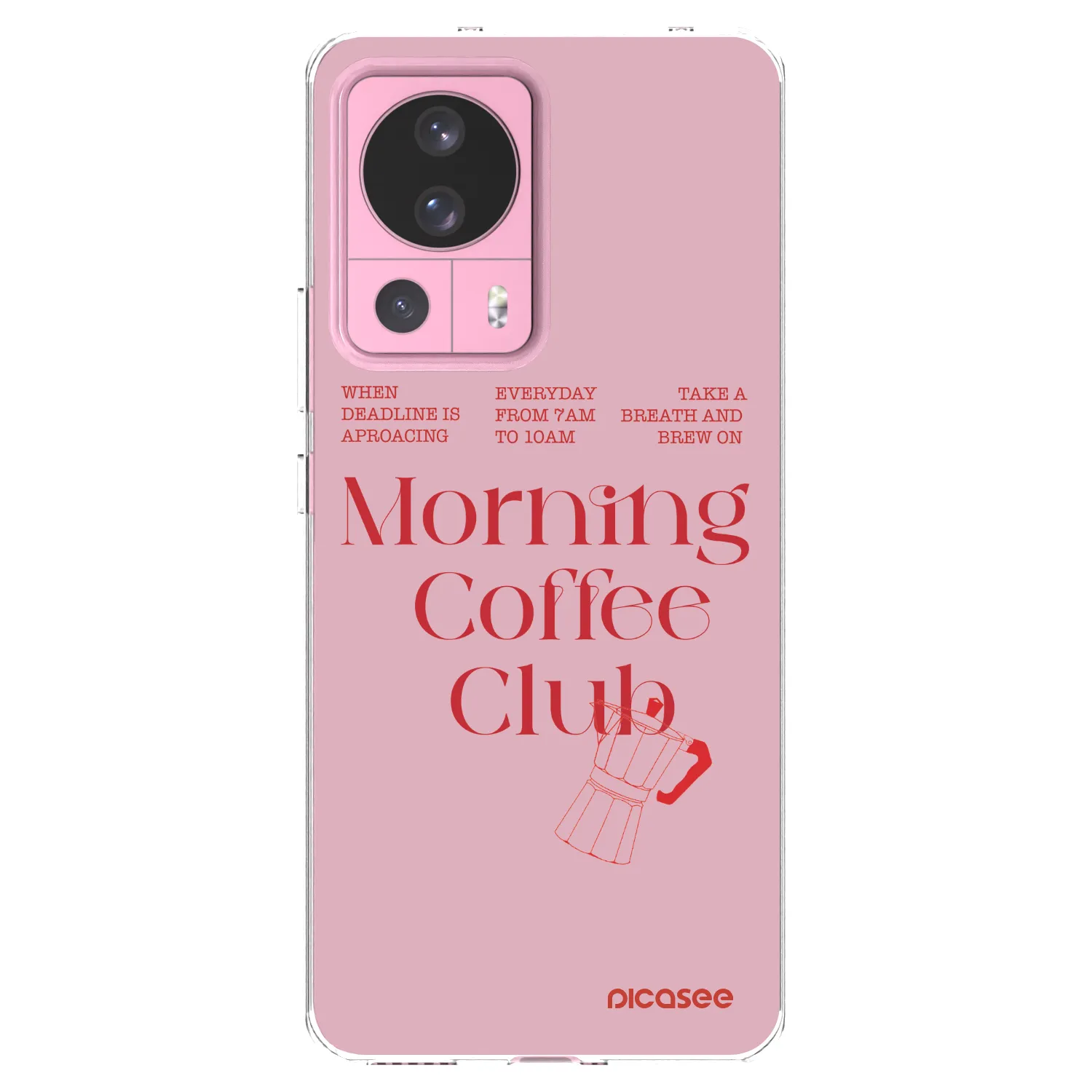 Picasee silikonski prozorni ovitek za Xiaomi 13 Lite - Morning