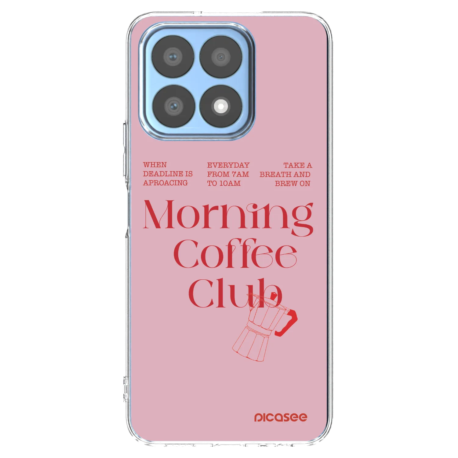 Picasee silikonski prozorni ovitek za Honor X8a - Morning