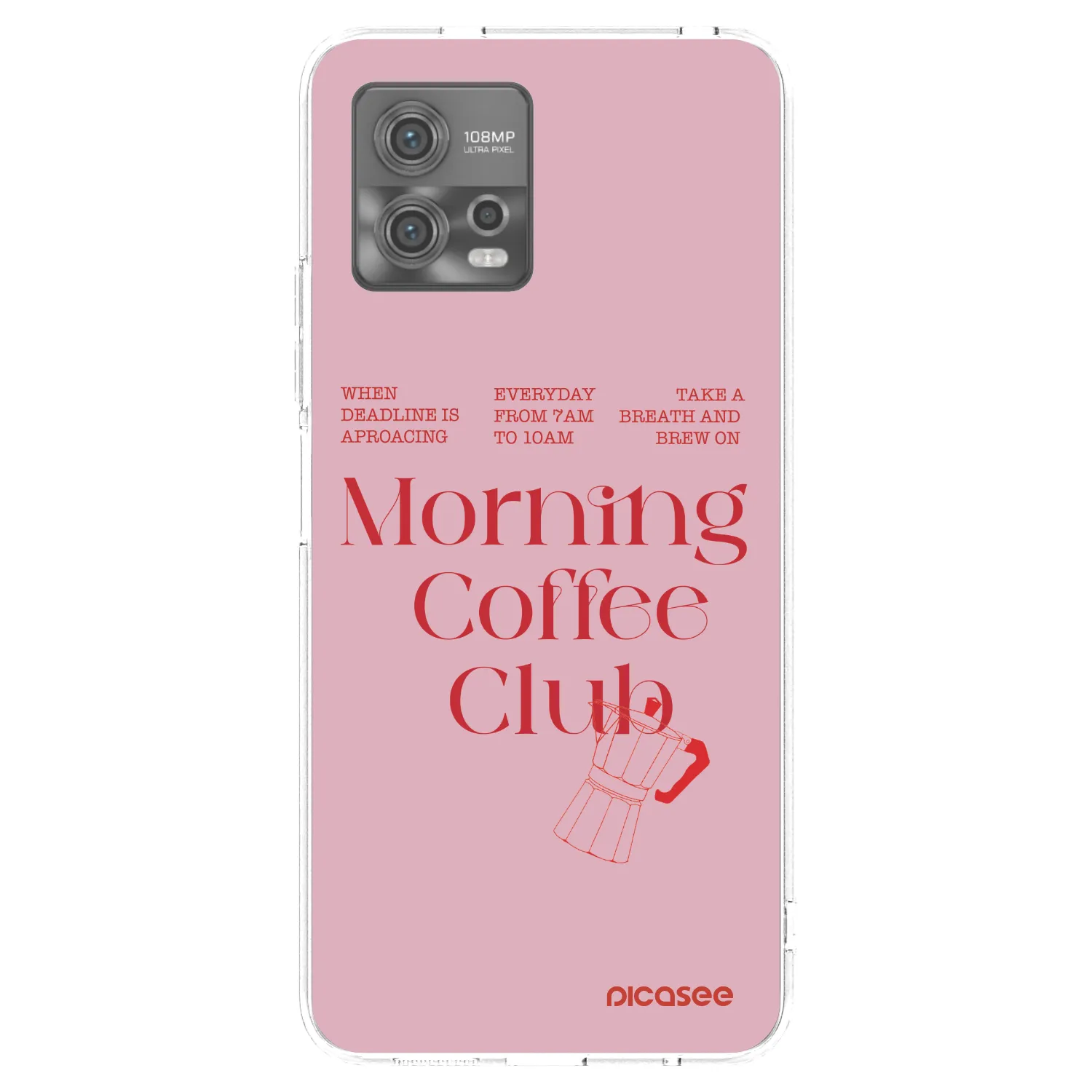 Picasee silikonski prozorni ovitek za Motorola Moto G72 - Morning