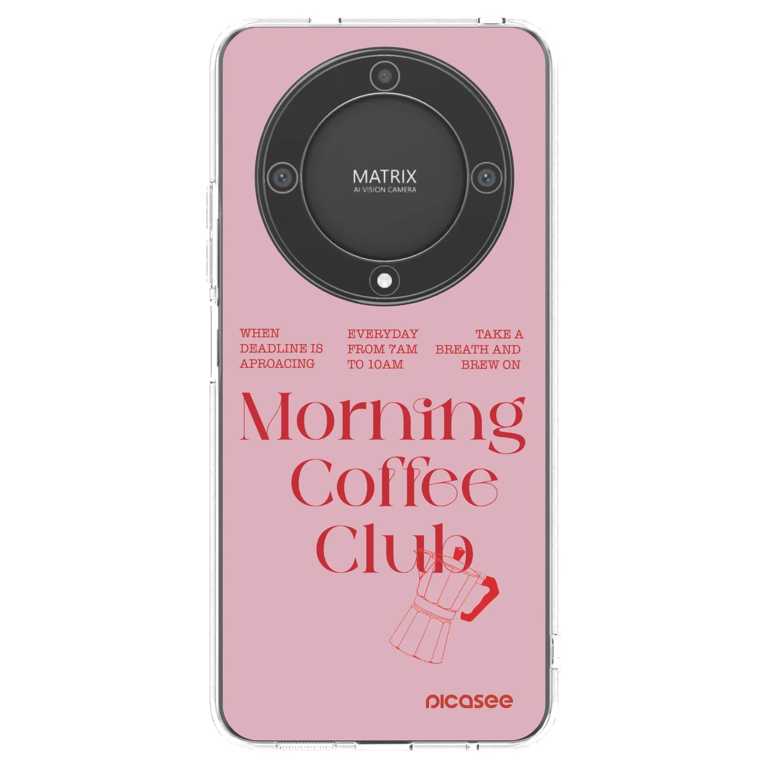Picasee silikonski prozorni ovitek za Honor Magic5 Lite 5G - Morning