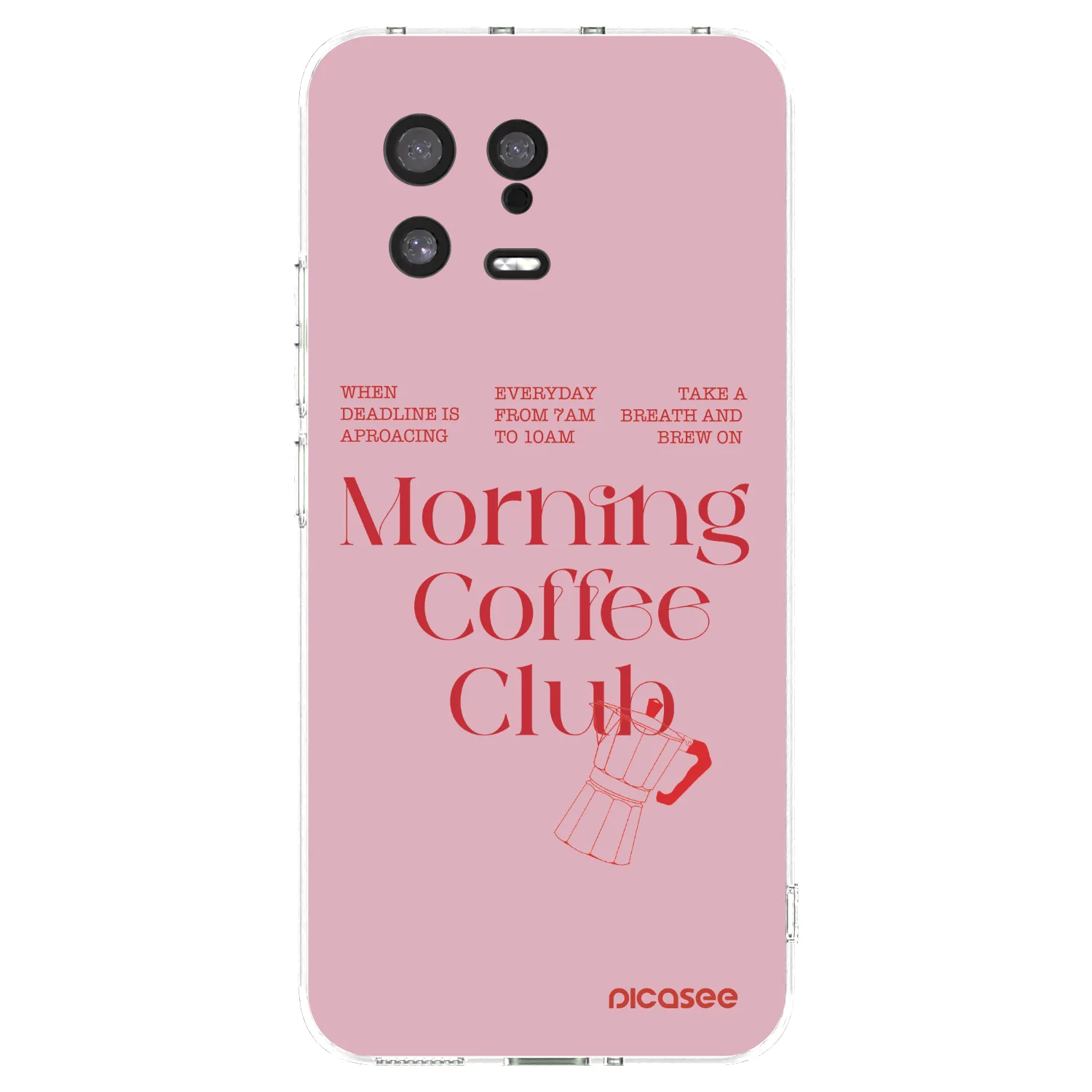 Picasee silikonski prozorni ovitek za Xiaomi 13 - Morning