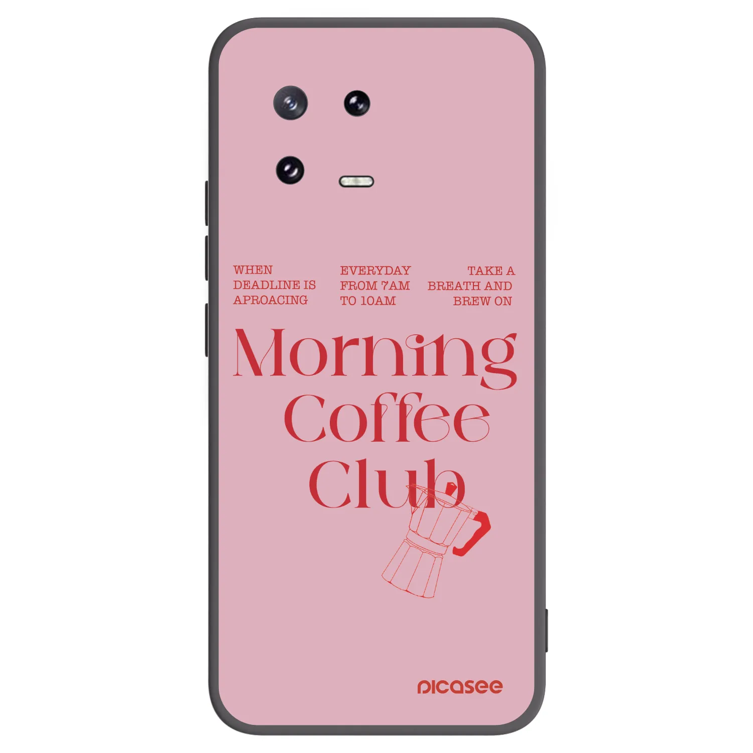 Picasee silikonski črni ovitek za Xiaomi 13 Pro - Morning