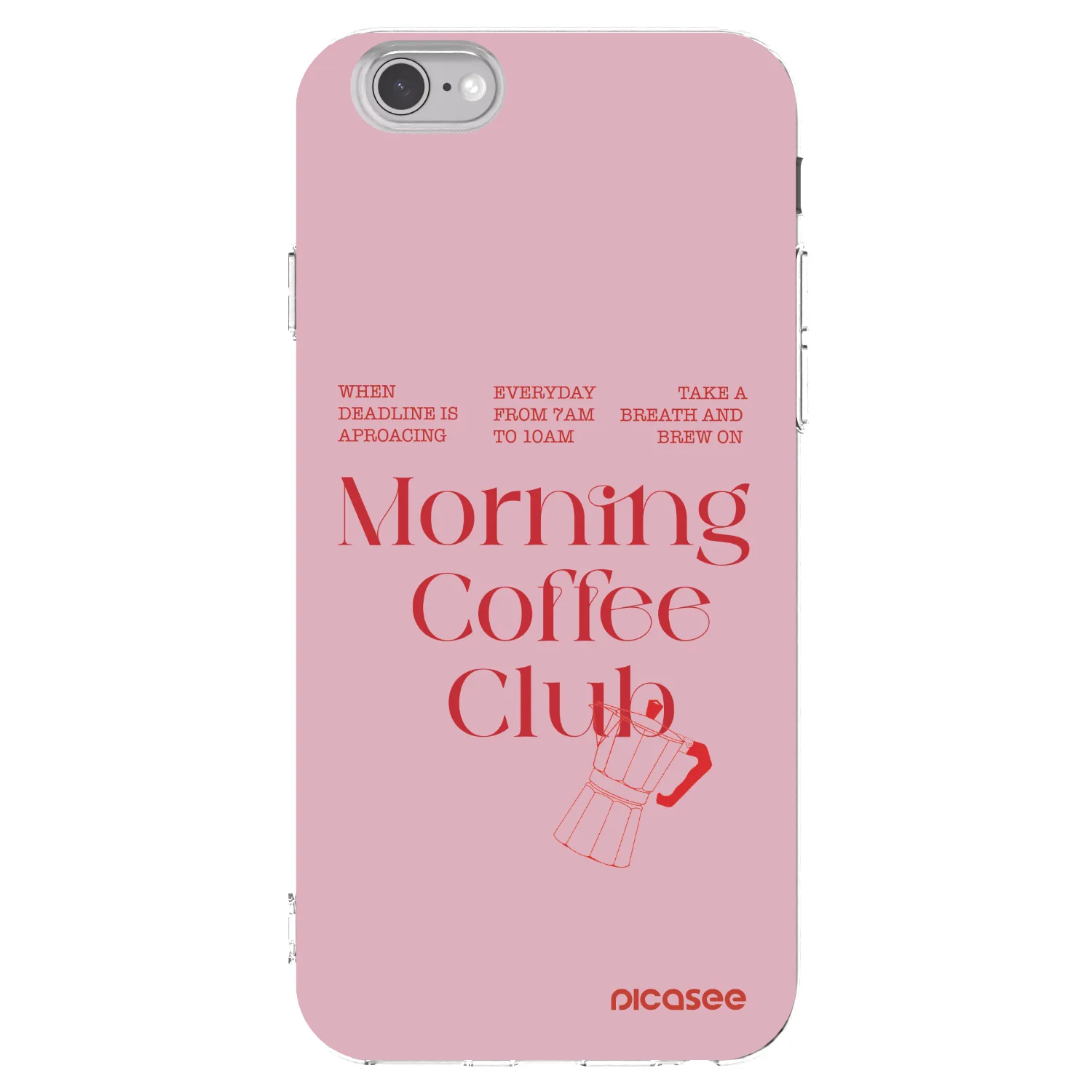 Picasee silikonski prozorni ovitek za Apple iPhone 6/6S - Morning