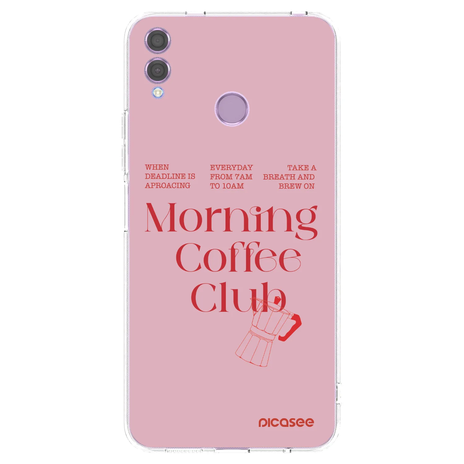 Picasee silikonski prozorni ovitek za Honor 8X - Morning