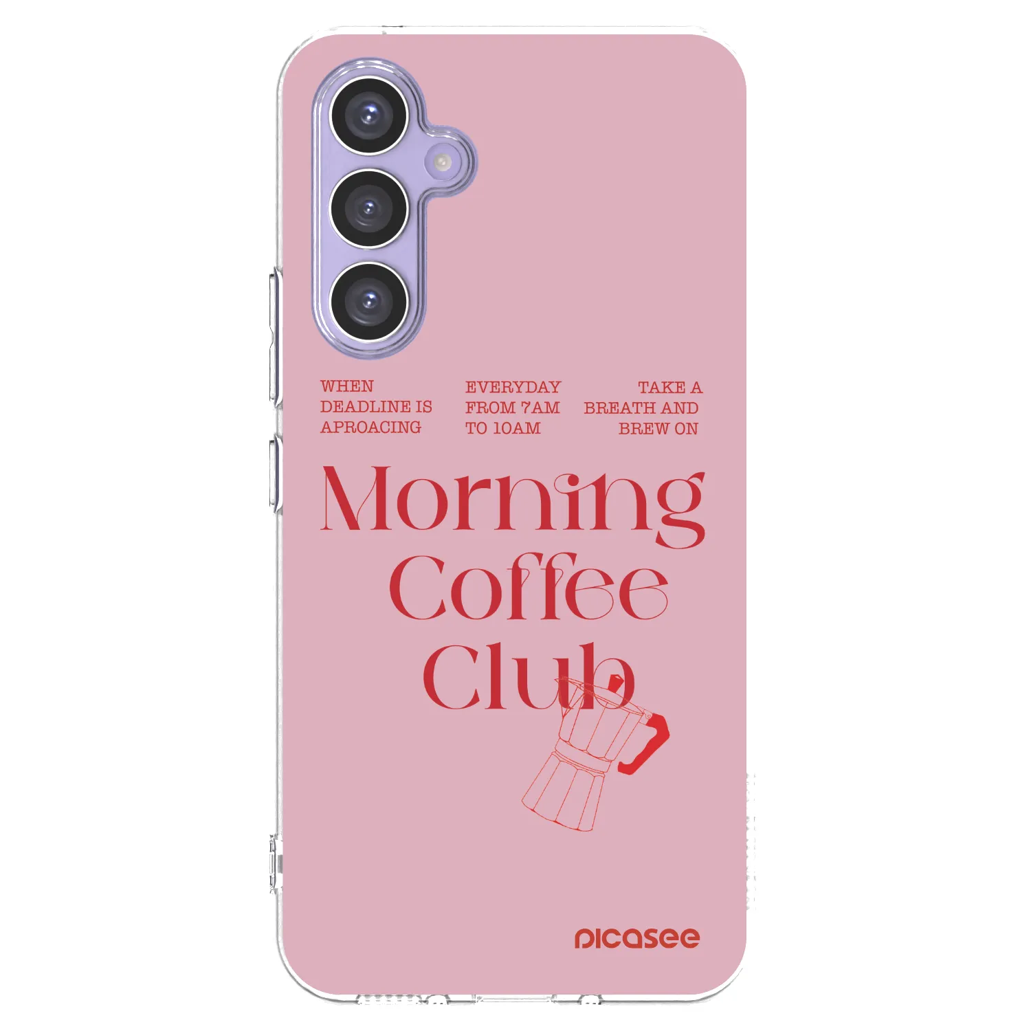 Picasee silikonski prozorni ovitek za Samsung Galaxy A54 5G A546B - Morning