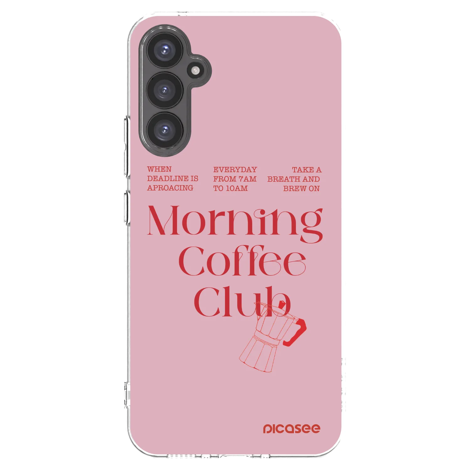 Picasee silikonski prozorni ovitek za Samsung Galaxy A34 5G A346B - Morning