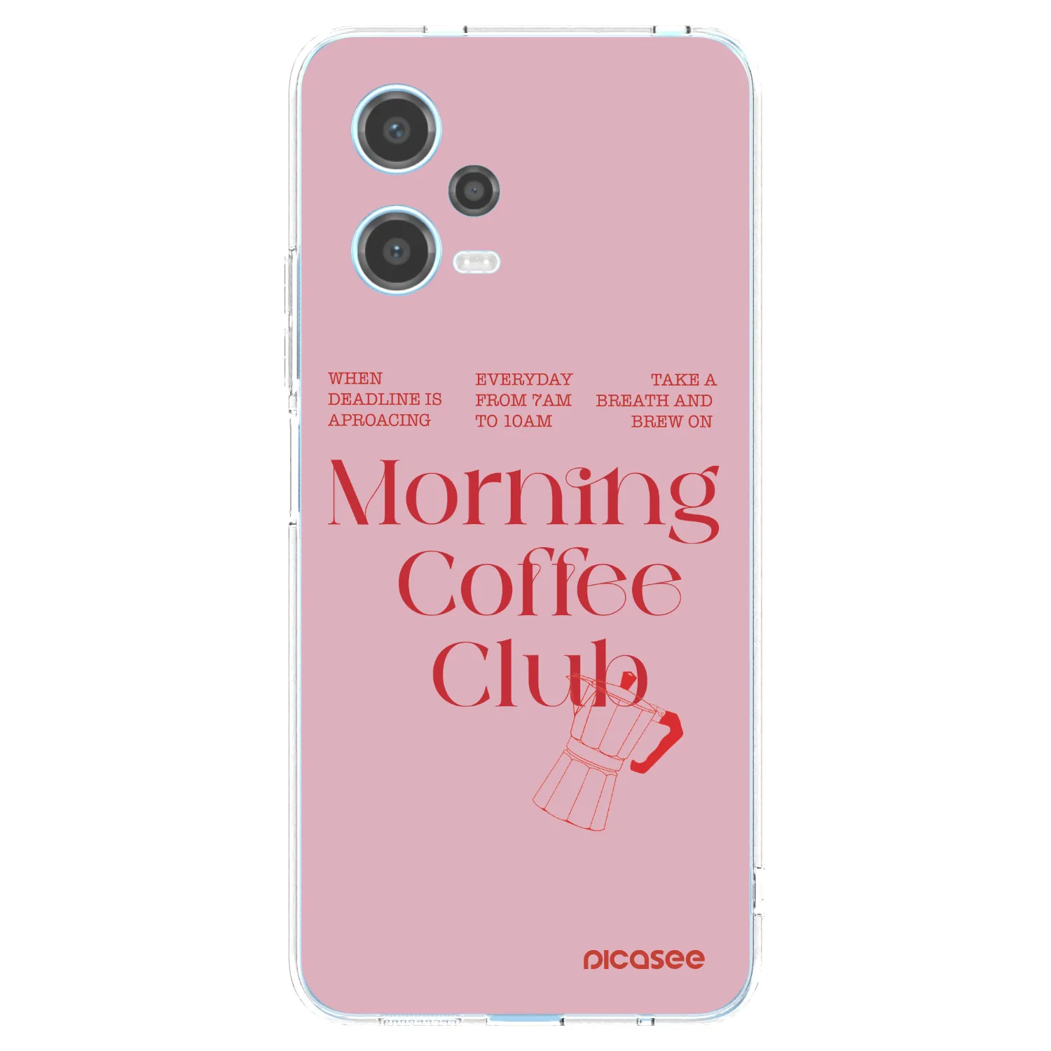 Picasee silikonski prozorni ovitek za Xiaomi Redmi Note 12 5G - Morning