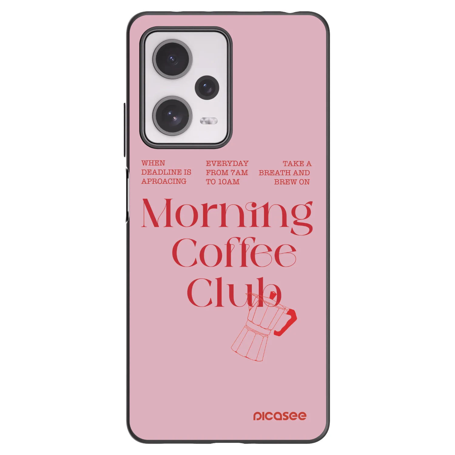 Picasee silikonski črni ovitek za Xiaomi Redmi Note 12 Pro+ 5G - Morning