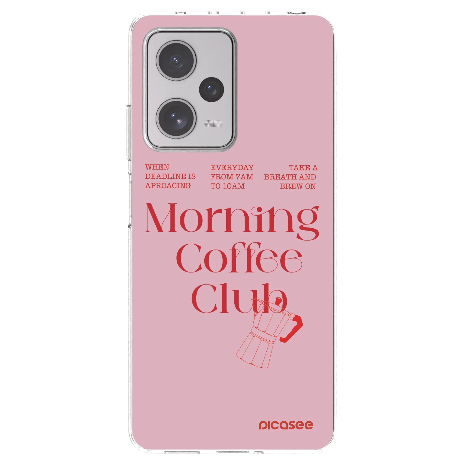 Picasee silikonski prozorni ovitek za Xiaomi Redmi Note 12 Pro+ 5G - Morning