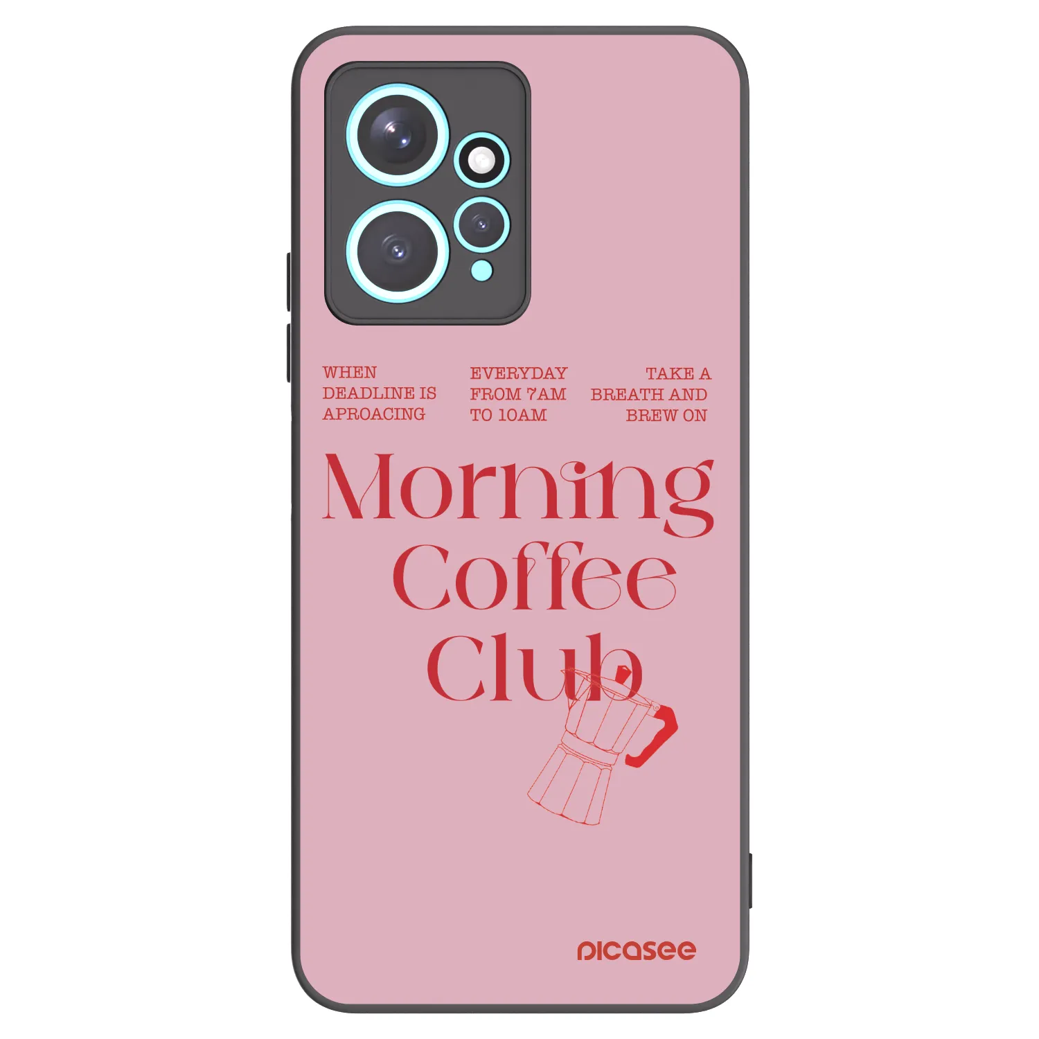 Picasee silikonski črni ovitek za Xiaomi Redmi Note 12 4G - Morning