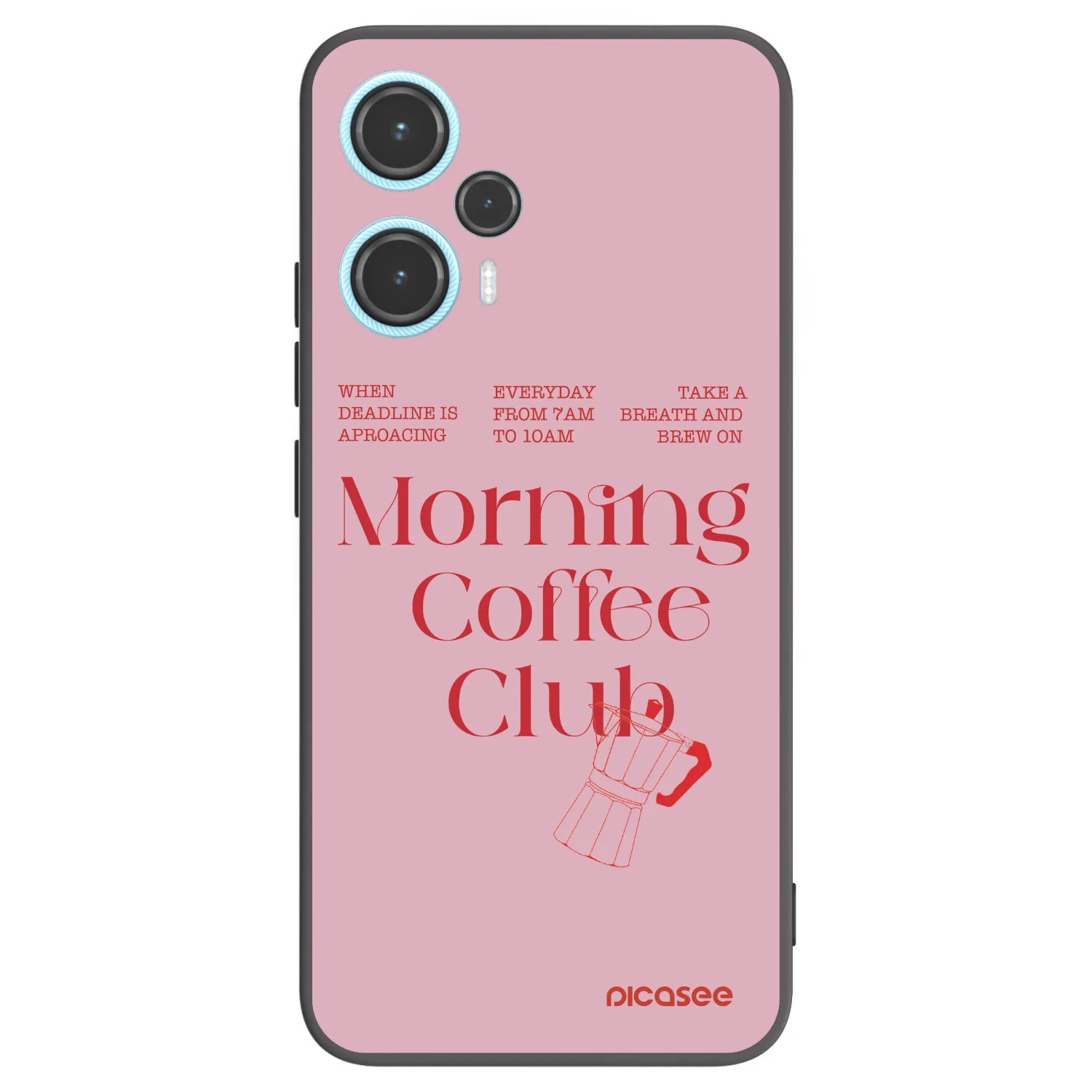 Picasee silikonski črni ovitek za Xiaomi Poco F5 - Morning