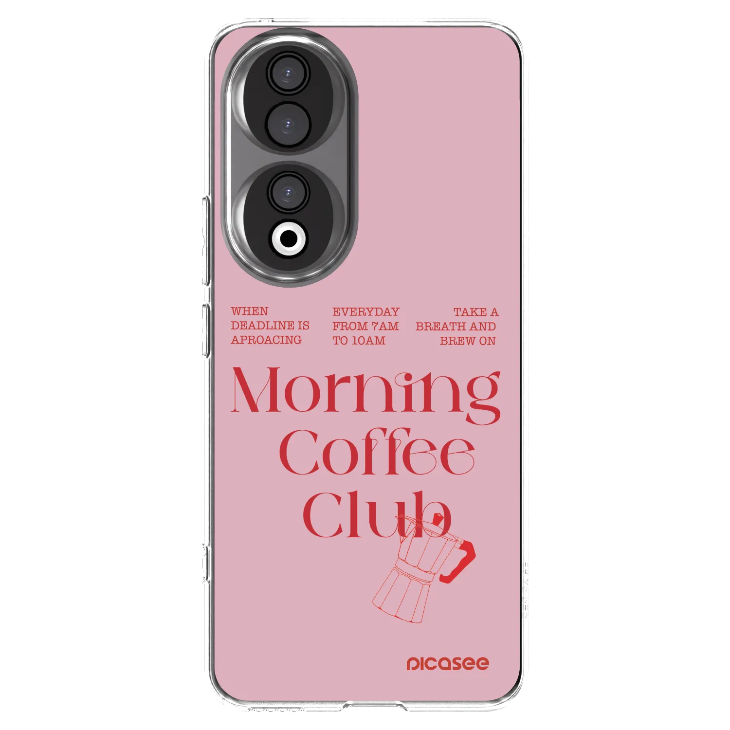 Picasee silikonski prozorni ovitek za Honor 90 5G - Morning