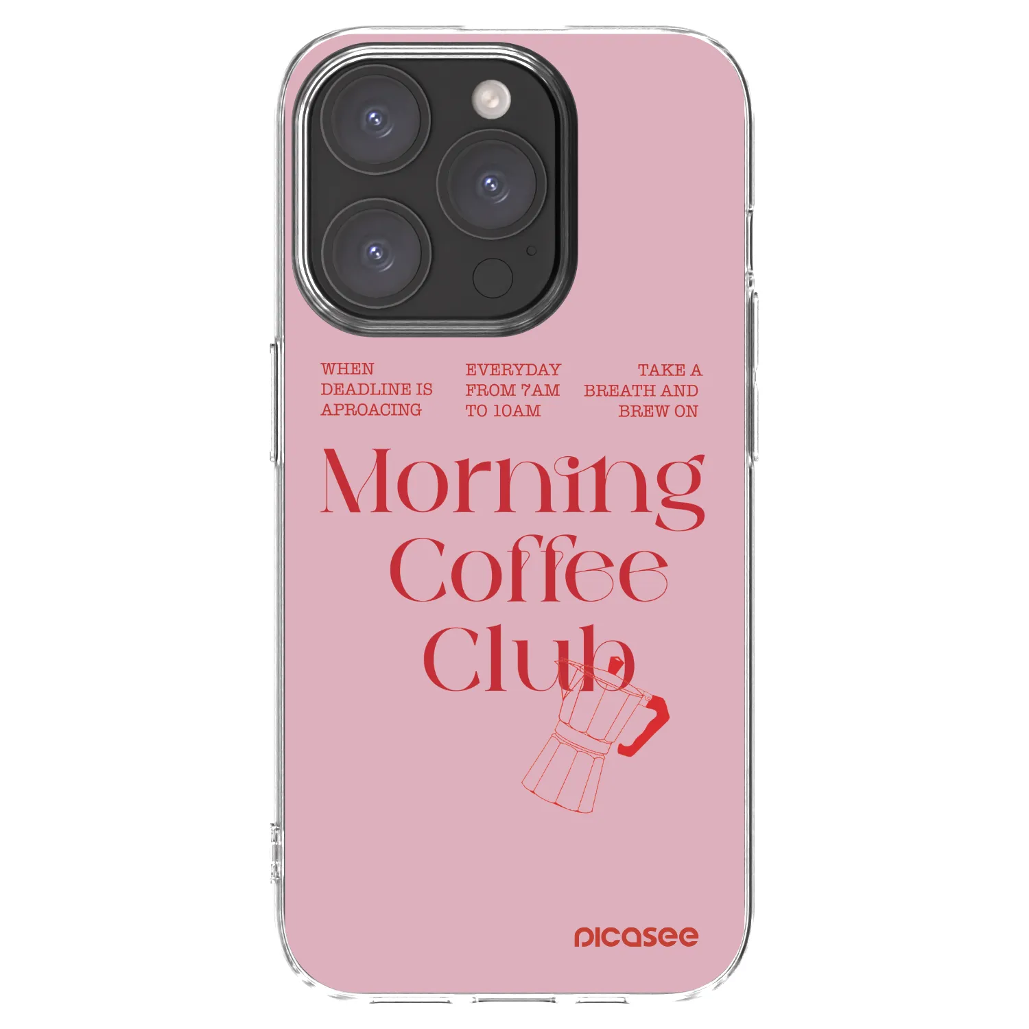 Picasee silikonski prozorni ovitek za Apple iPhone 15 Pro - Morning
