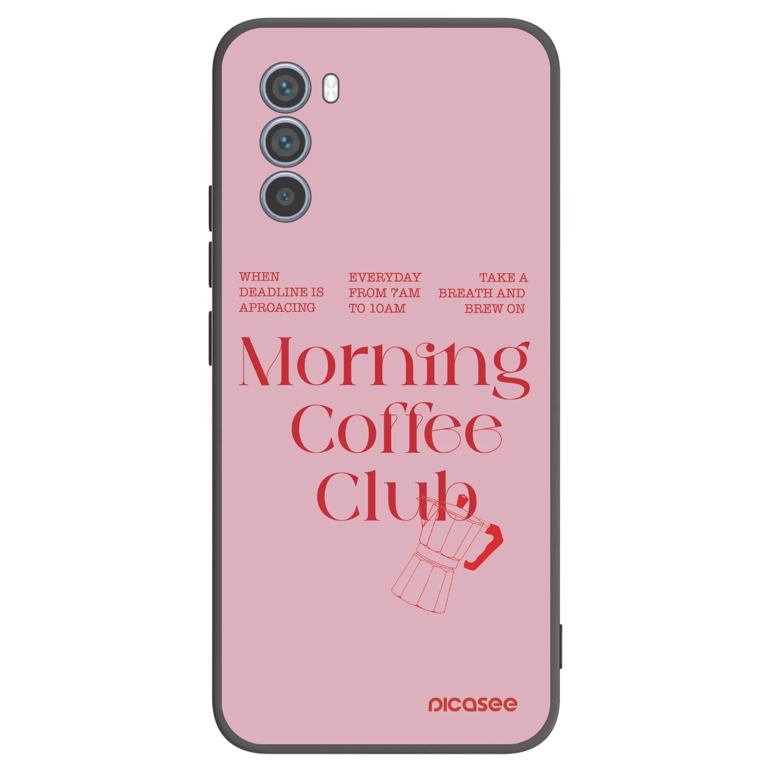 Picasee silikonski črni ovitek za Motorola Moto G62 - Morning