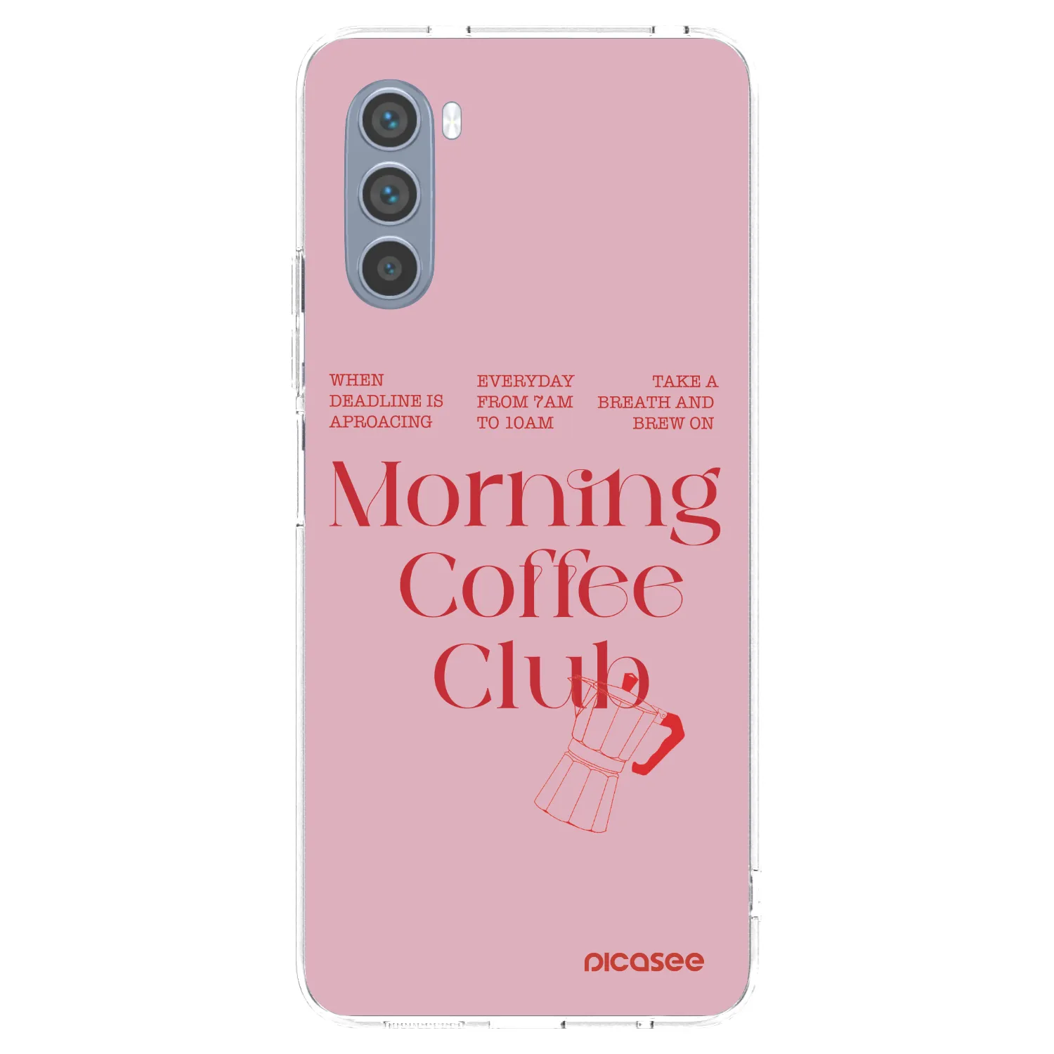 Picasee silikonski prozorni ovitek za Motorola Moto G62 - Morning