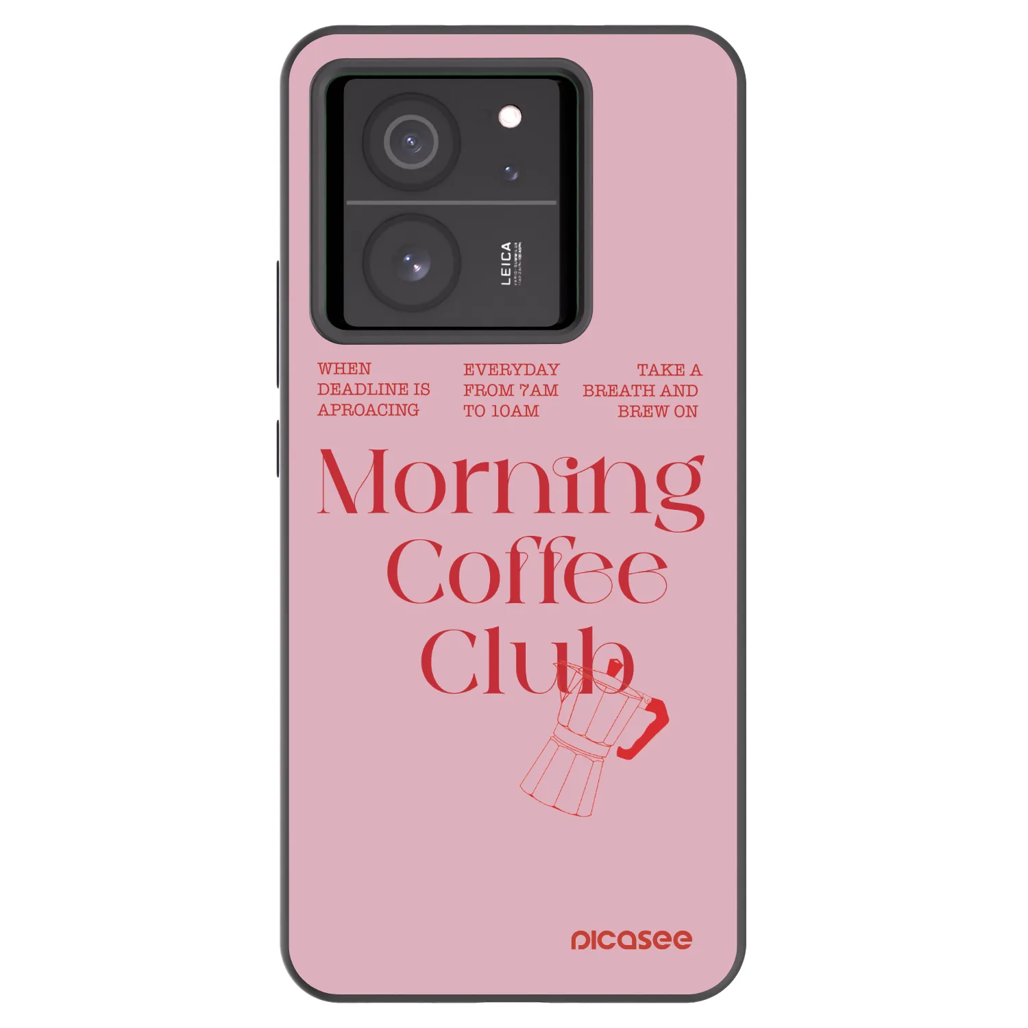 Picasee silikonski črni ovitek za Xiaomi 13T Pro - Morning
