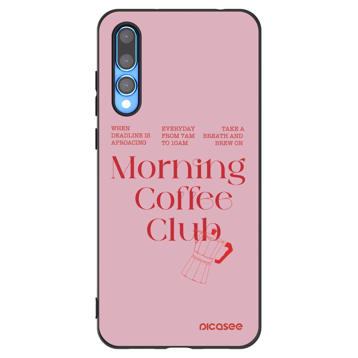 Picasee silikonski črni ovitek za Huawei P20 Pro - Morning