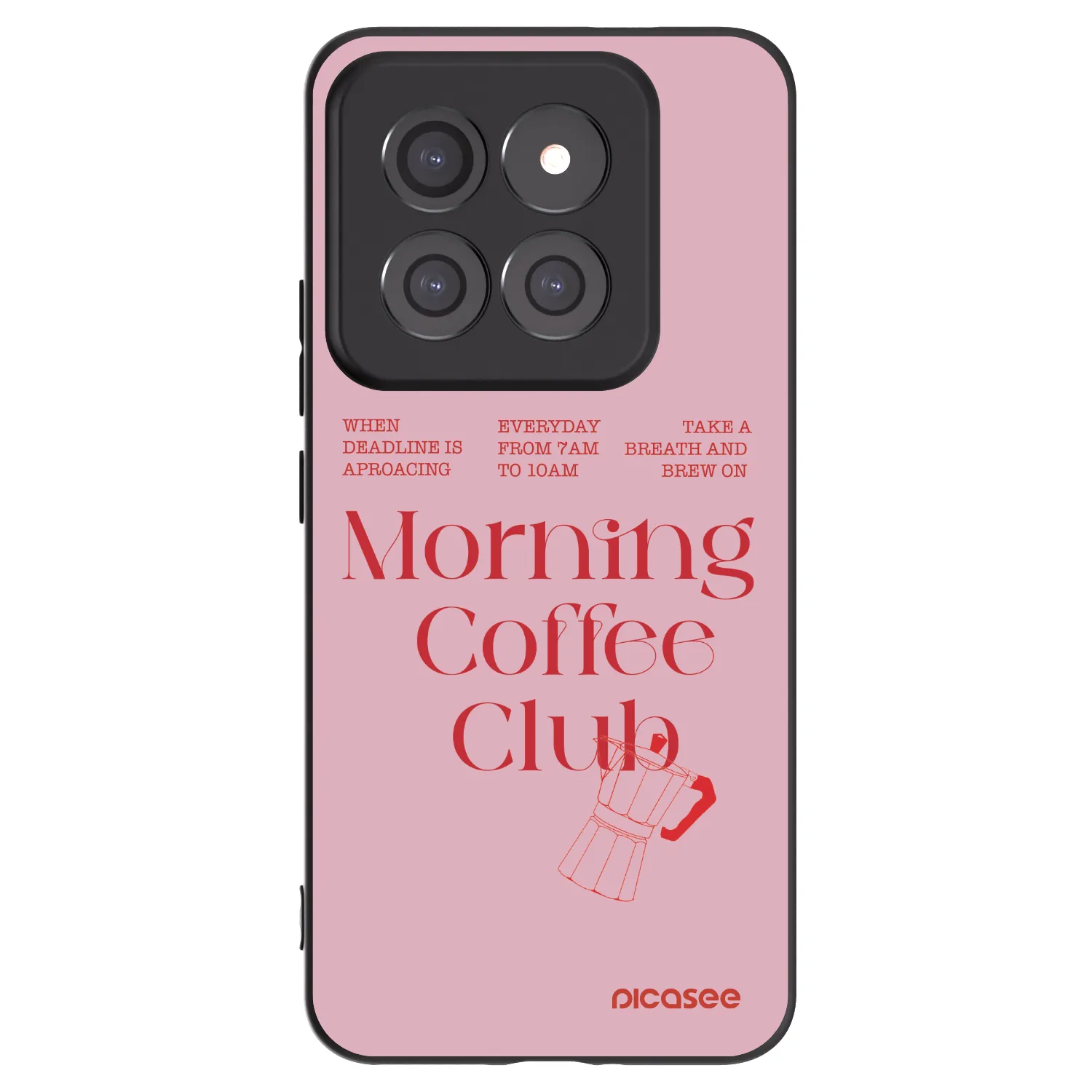 Picasee silikonski črni ovitek za Xiaomi 14 Pro - Morning