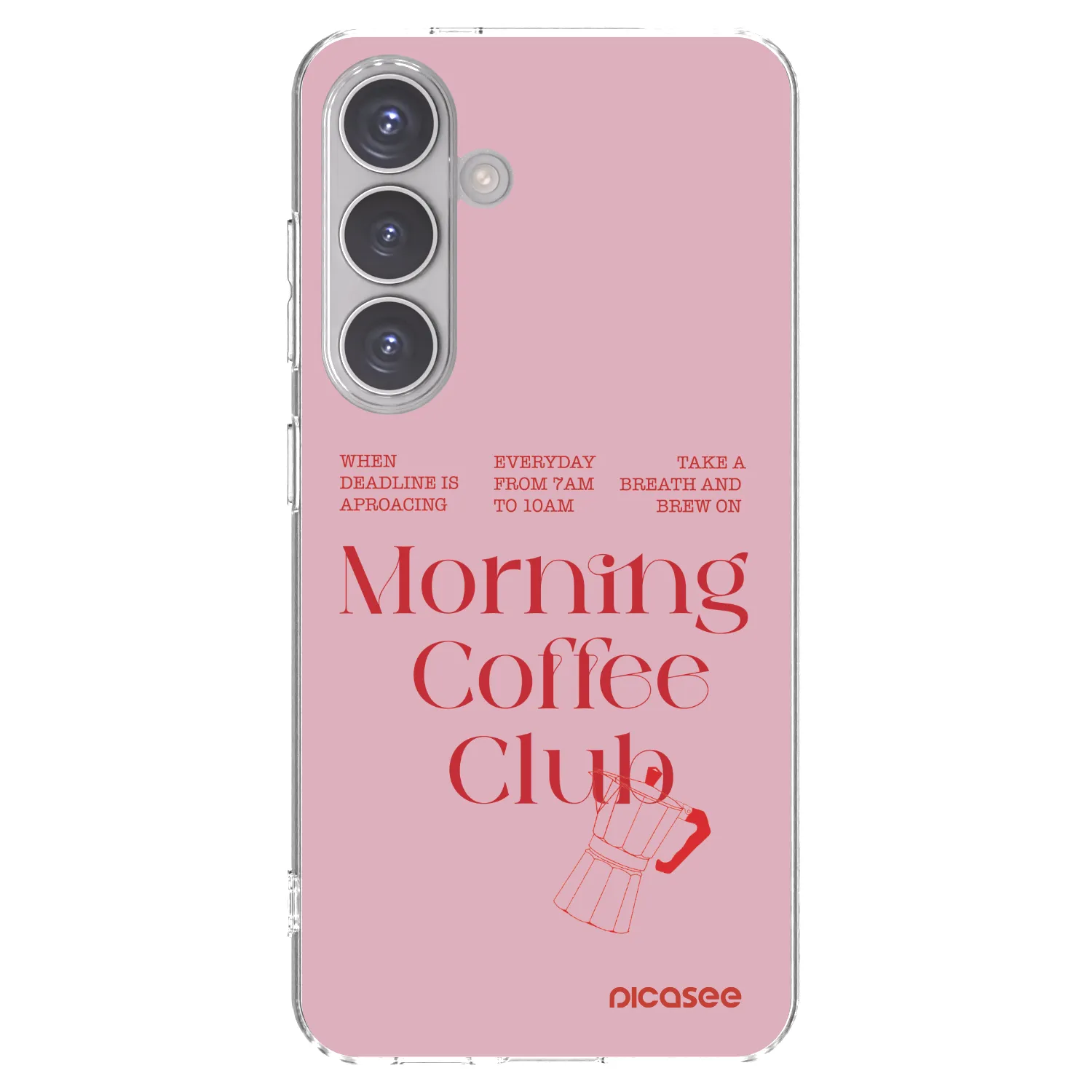 Picasee silikonski prozorni ovitek za Samsung Galaxy S24 S921B 5G - Morning