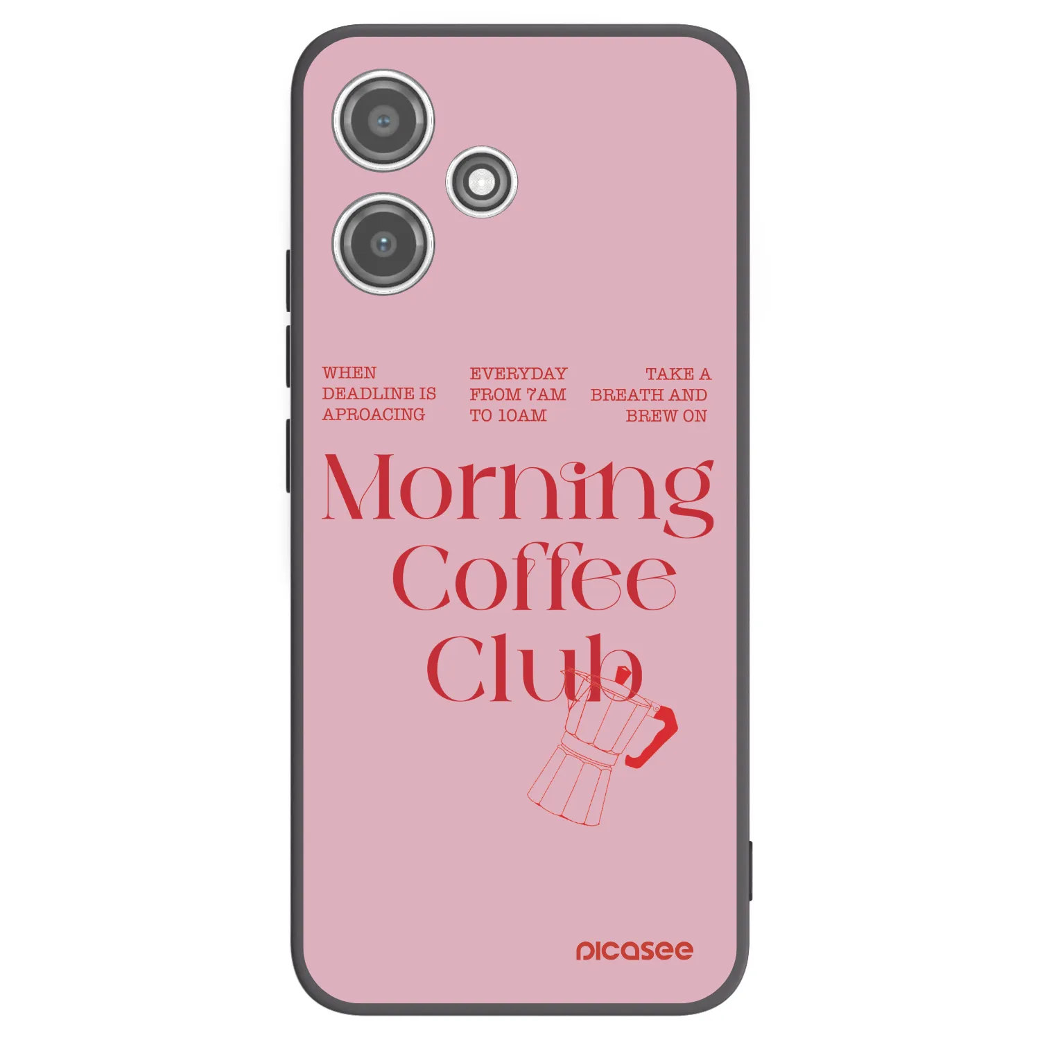 Picasee silikonski črni ovitek za Xiaomi Redmi 12 5G - Morning