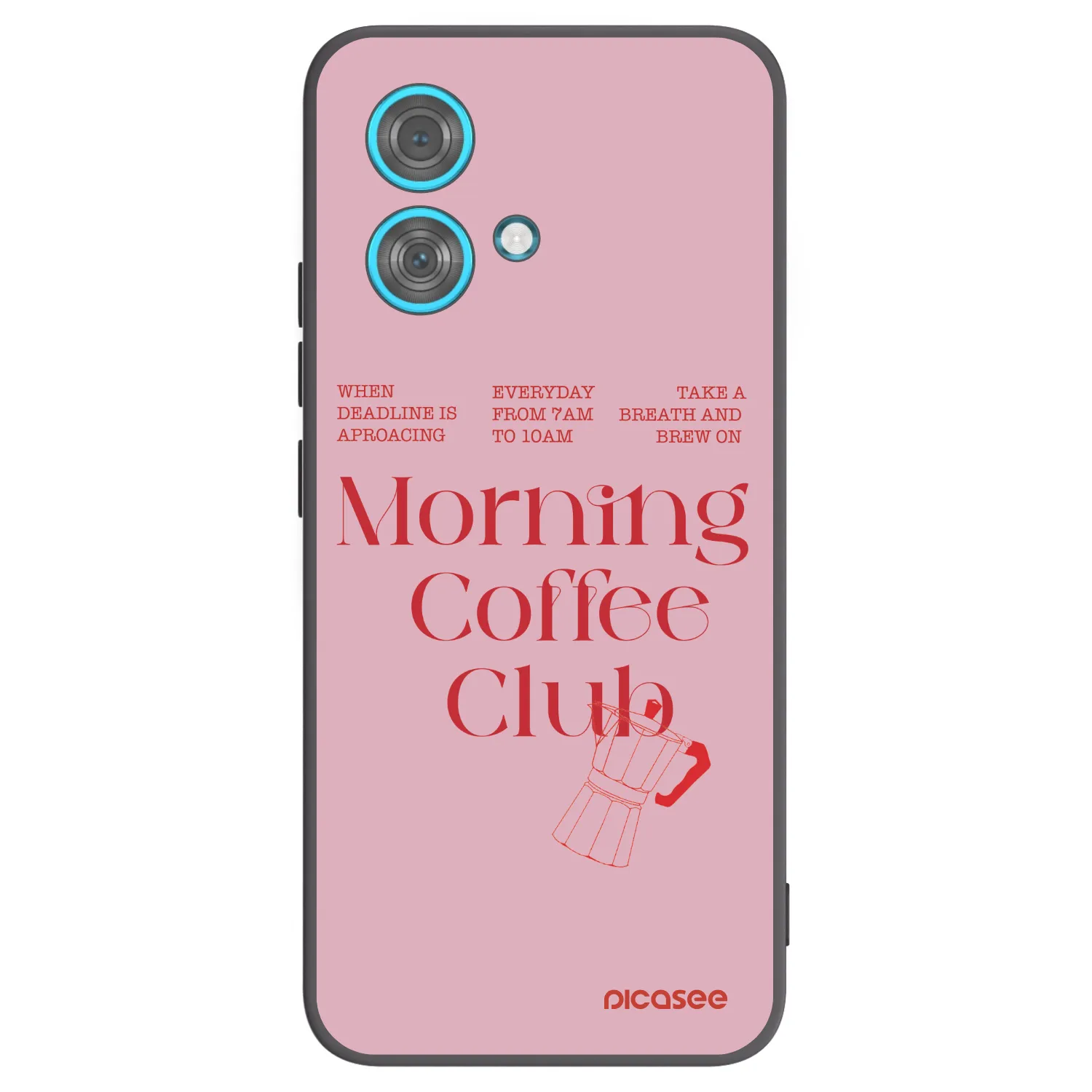 Picasee silikonski črni ovitek za Motorola Edge 40 Neo - Morning