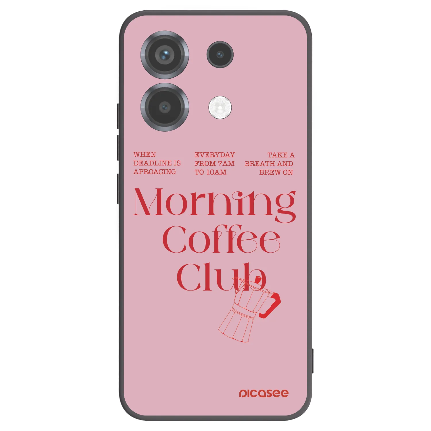 Picasee silikonski črni ovitek za Xiaomi Poco X6 - Morning