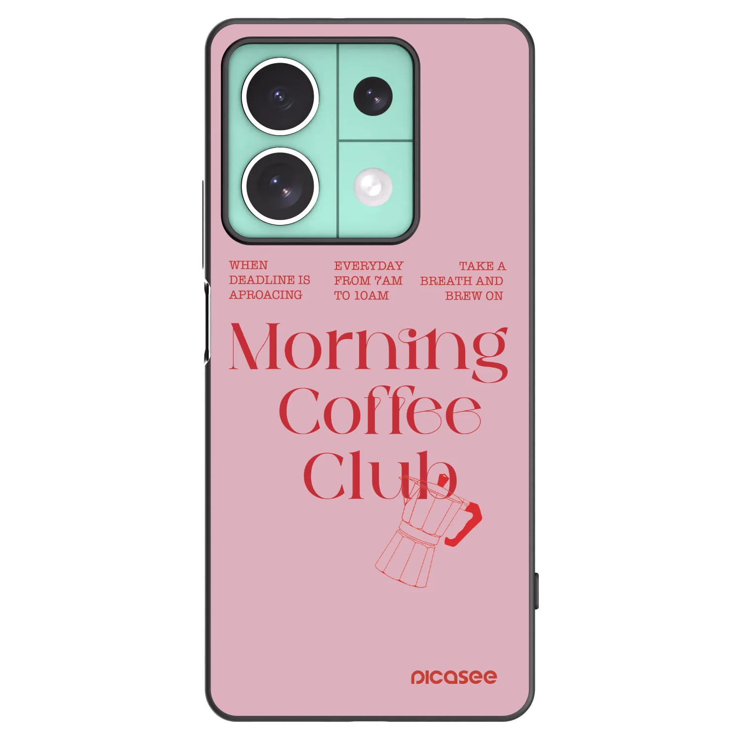 Picasee silikonski črni ovitek za Xiaomi Redmi Note 13 5G - Morning