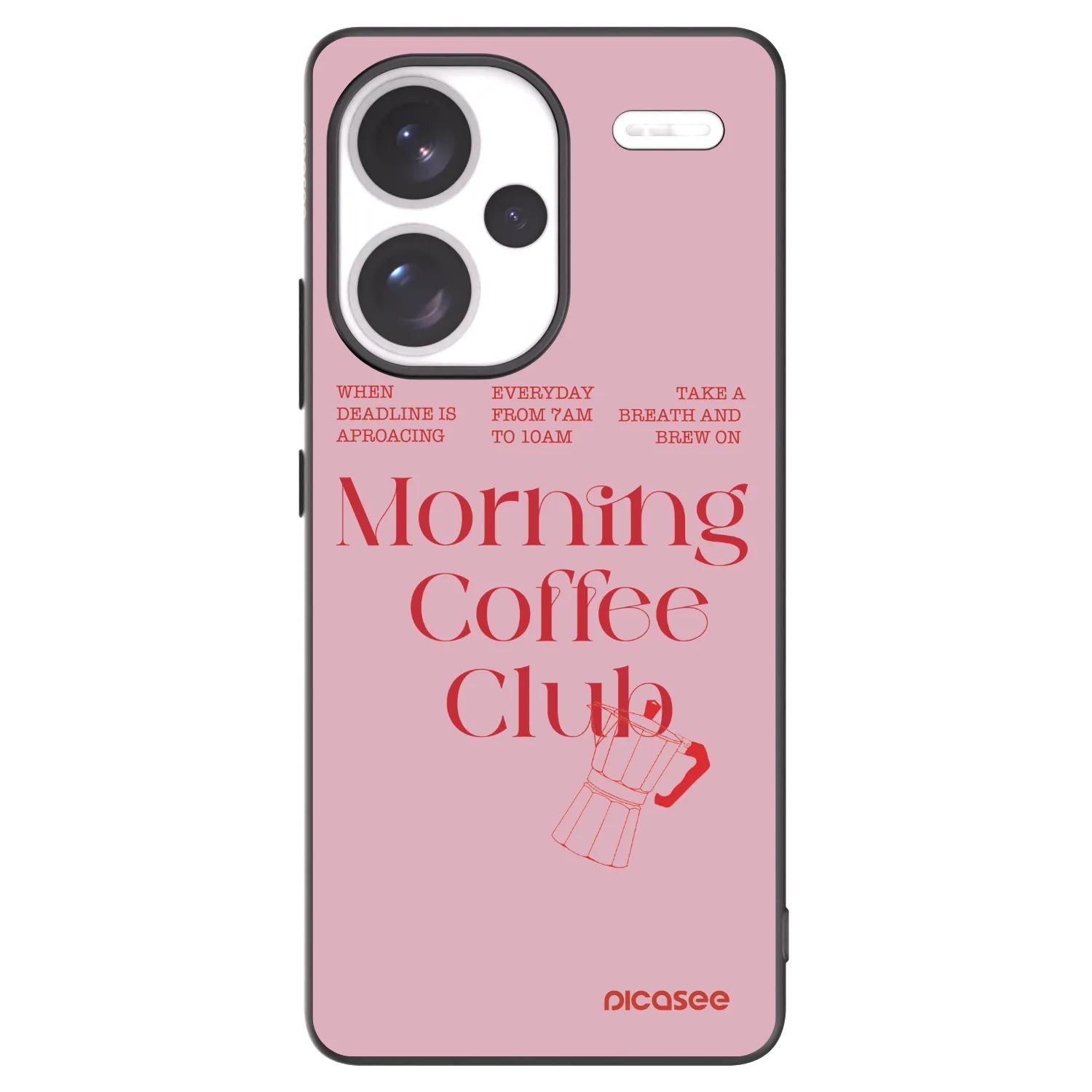 Picasee silikonski črni ovitek za Xiaomi Redmi Note 13 Pro+ 5G - Morning