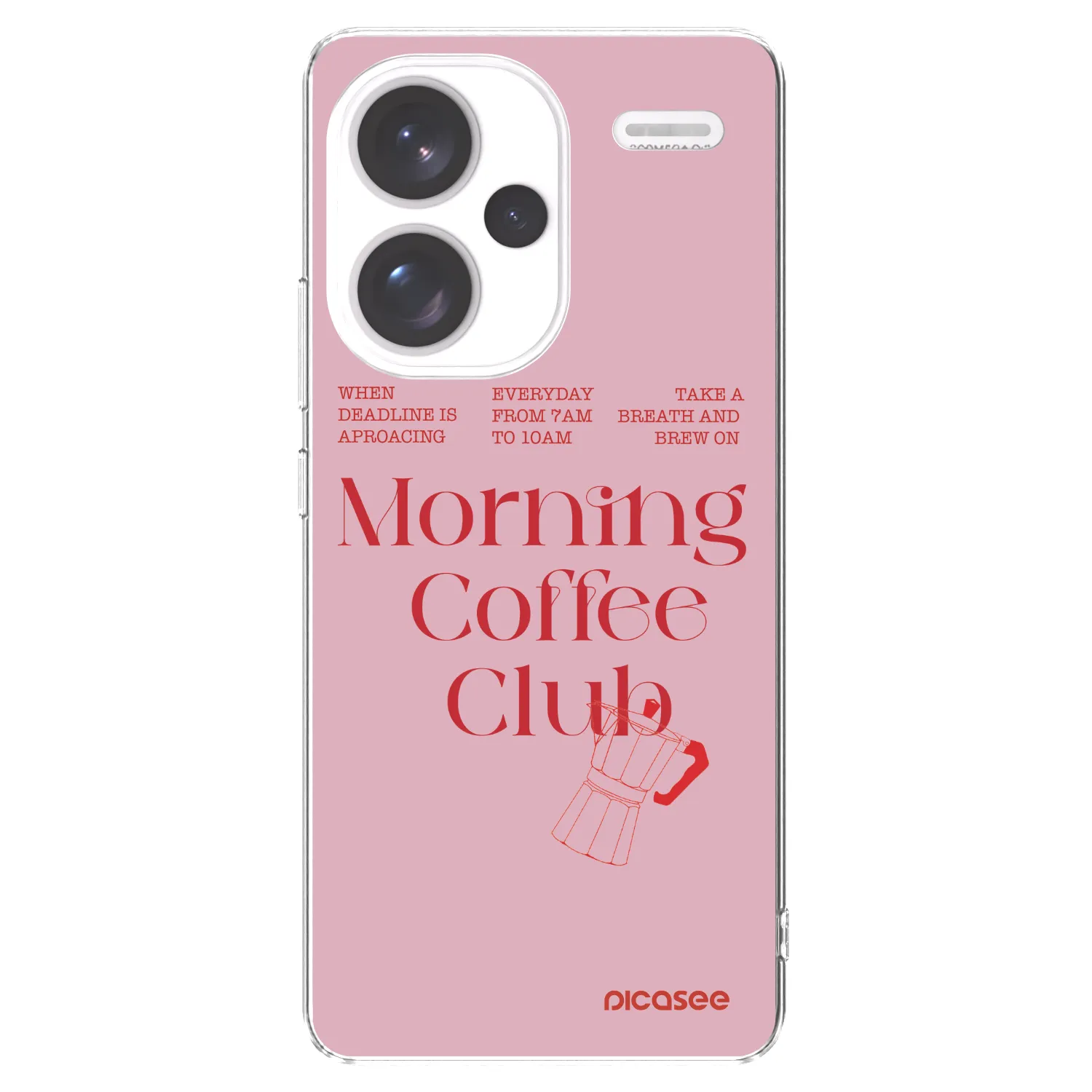 Picasee silikonski prozorni ovitek za Xiaomi Redmi Note 13 Pro+ 5G - Morning