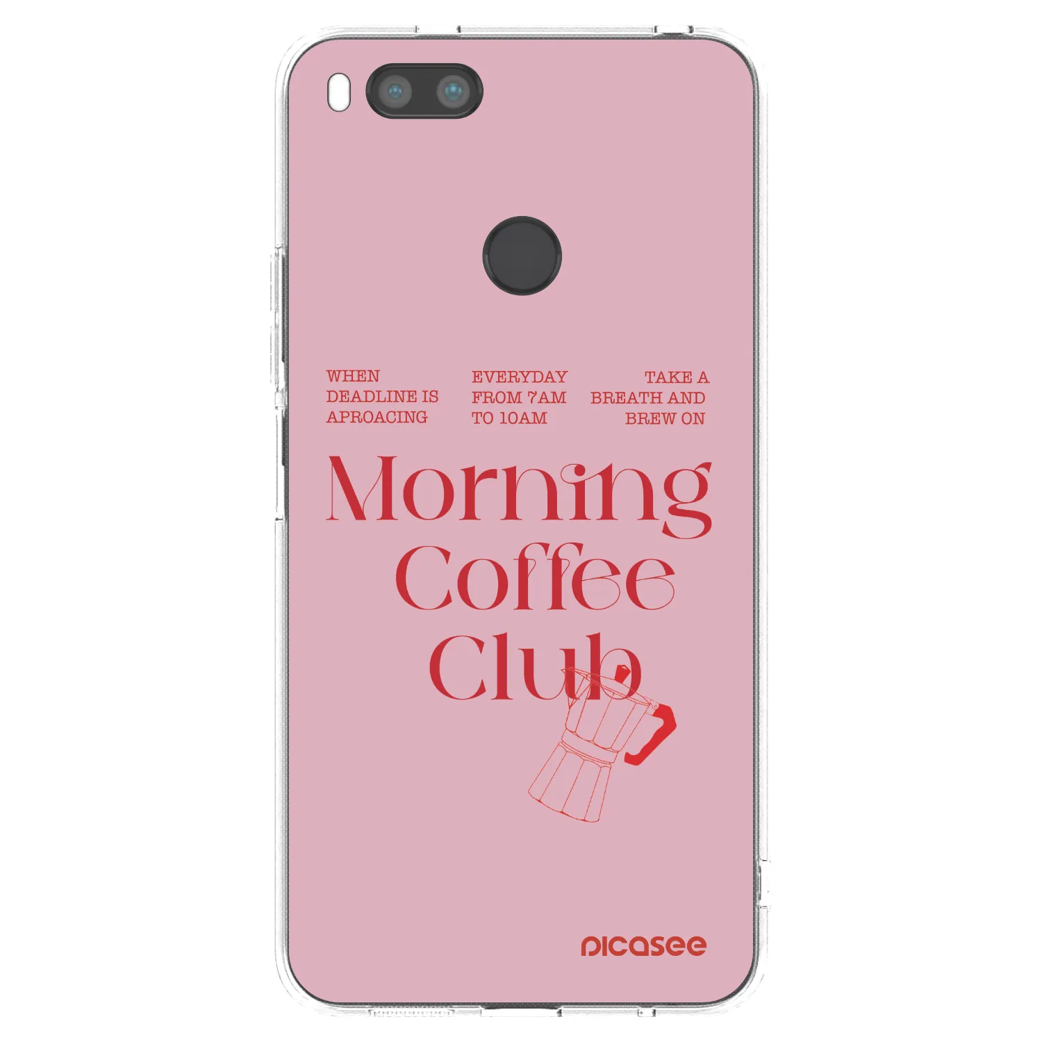 Picasee silikonski prozorni ovitek za Xiaomi Mi A1 Global - Morning