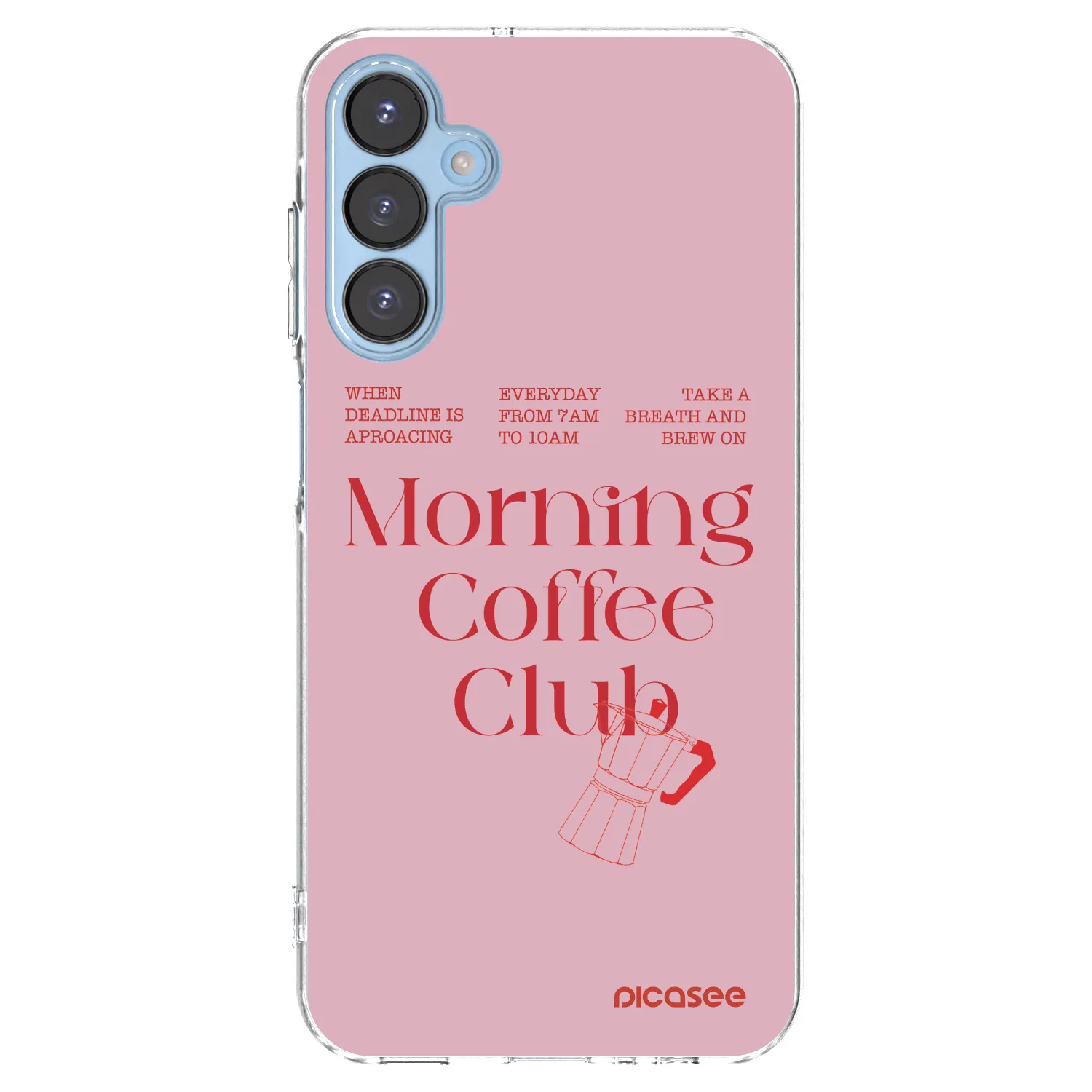 Picasee silikonski prozorni ovitek za Samsung Galaxy A15 A156B 5G - Morning
