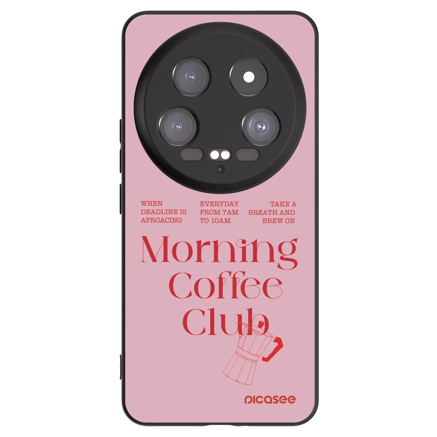 Picasee silikonski črni ovitek za Xiaomi 14 Ultra - Morning