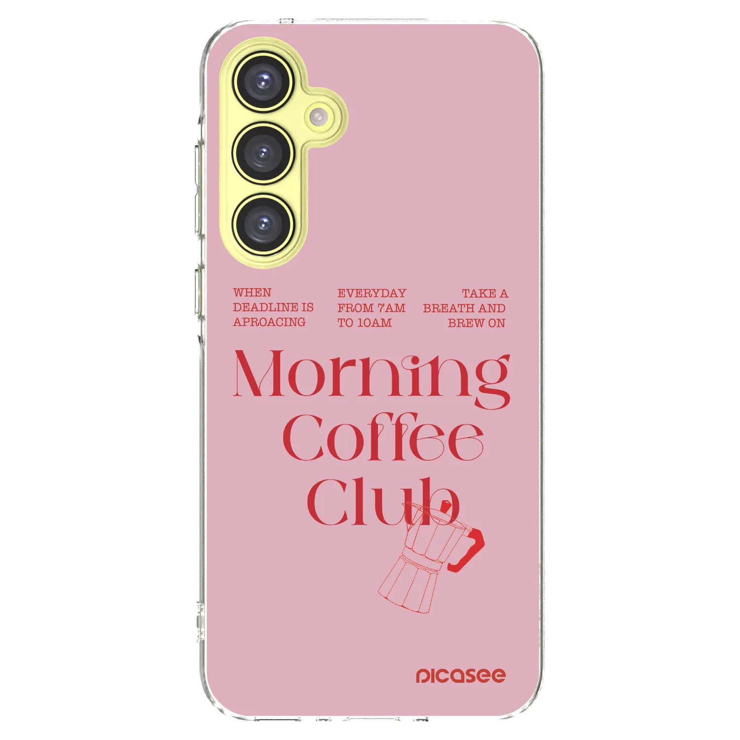 Picasee silikonski prozorni ovitek za Samsung Galaxy A35 5G A356B - Morning