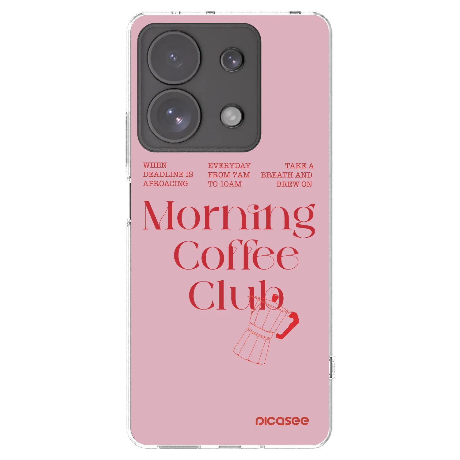 Picasee silikonski prozorni ovitek za Xiaomi Redmi Note 13 Pro 4G - Morning