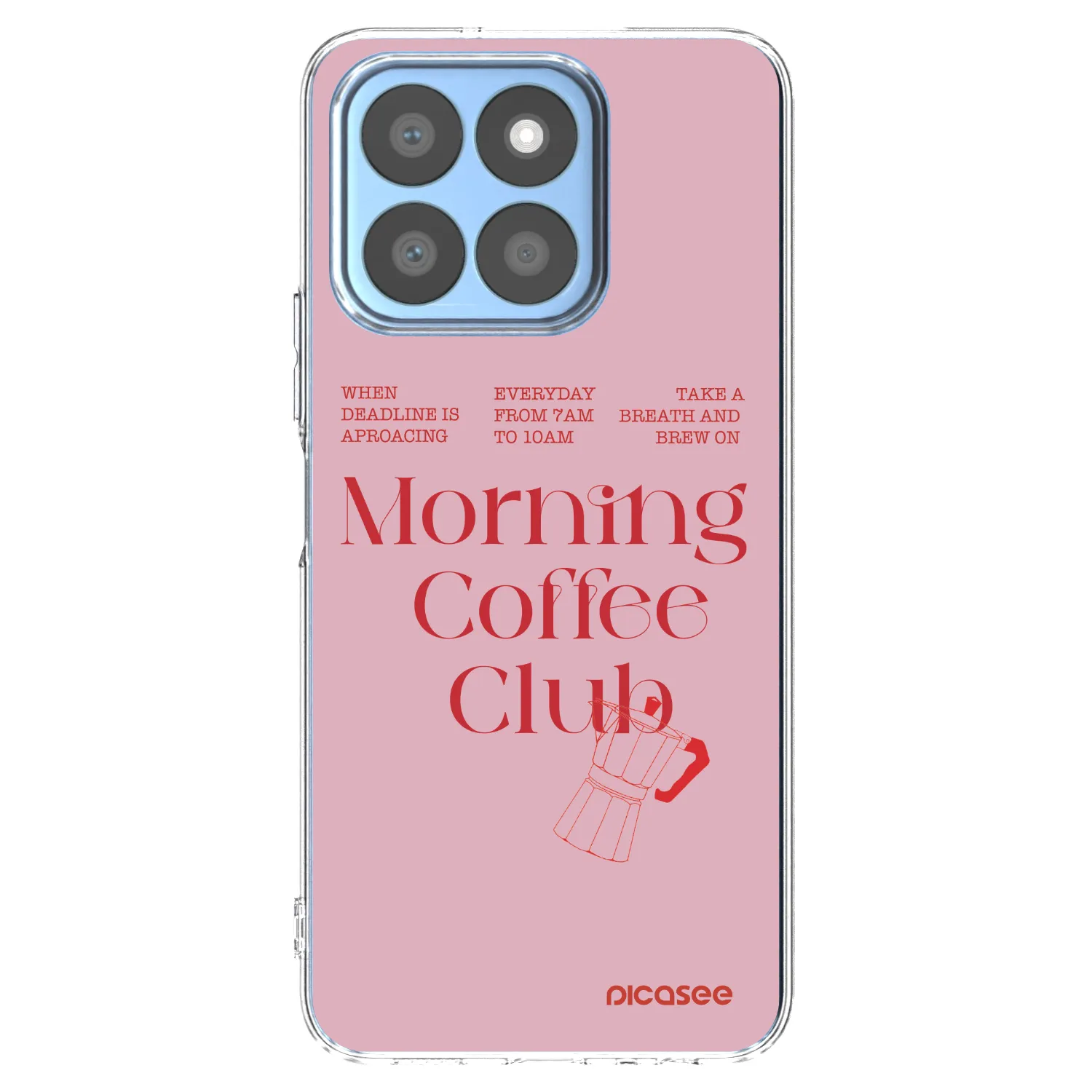 Picasee silikonski prozorni ovitek za Honor X8b - Morning