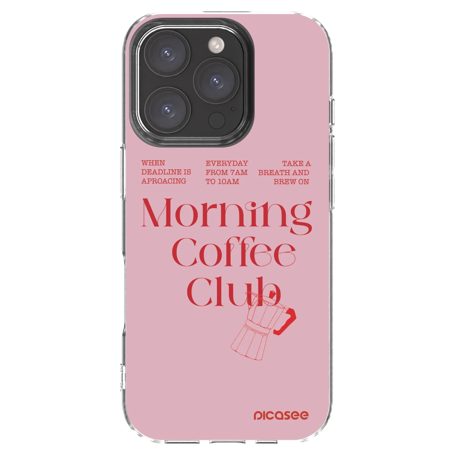Picasee silikonski prozorni ovitek za Apple iPhone 16 Pro - Morning