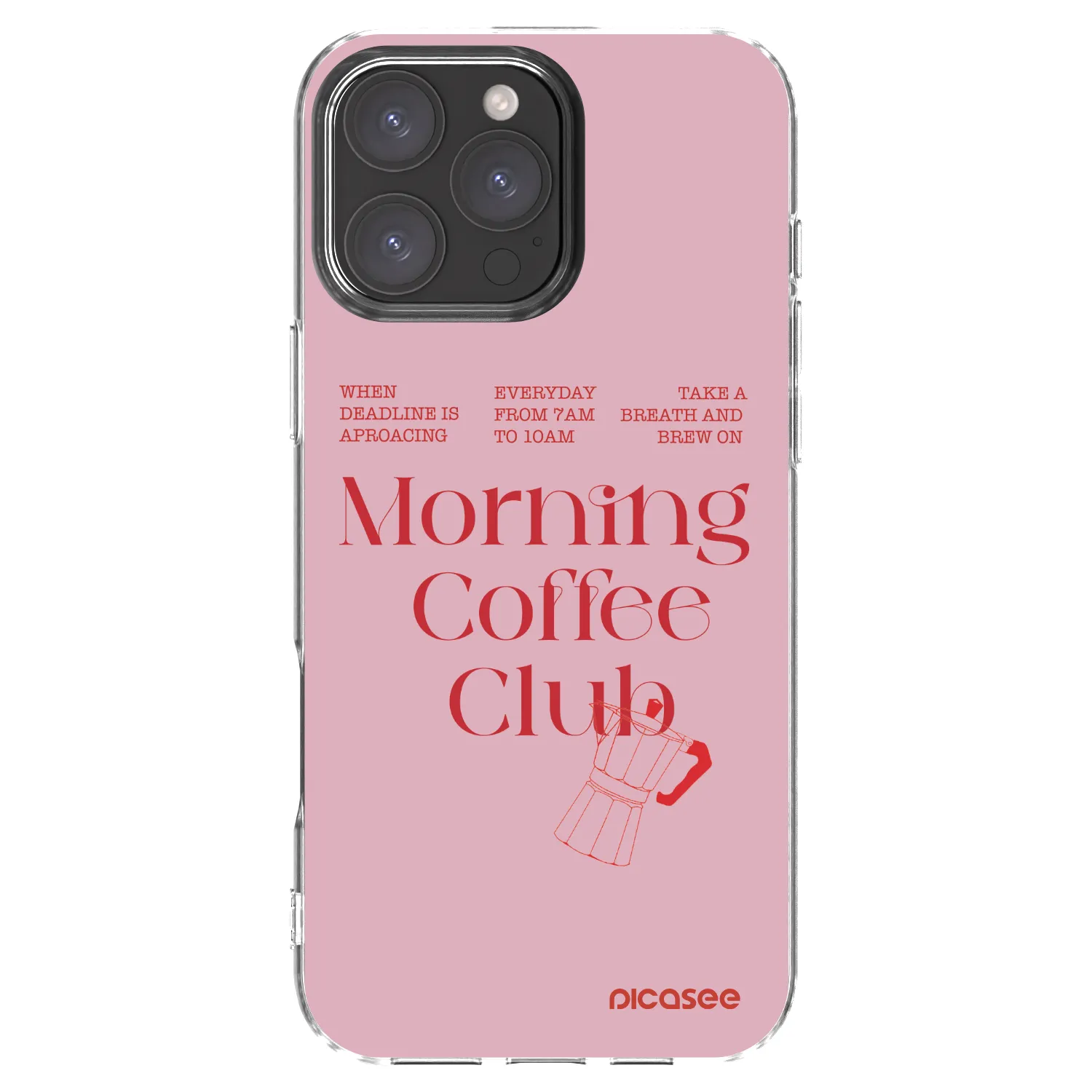 Picasee silikonski prozorni ovitek za Apple iPhone 16 Pro Max - Morning