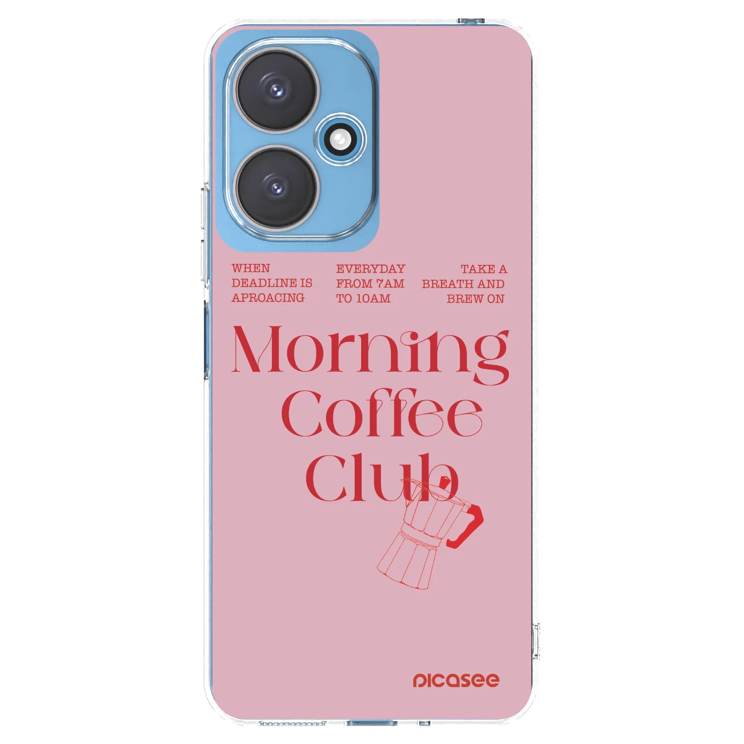 Picasee silikonski prozorni ovitek za Xiaomi Redmi 13C 5G - Morning